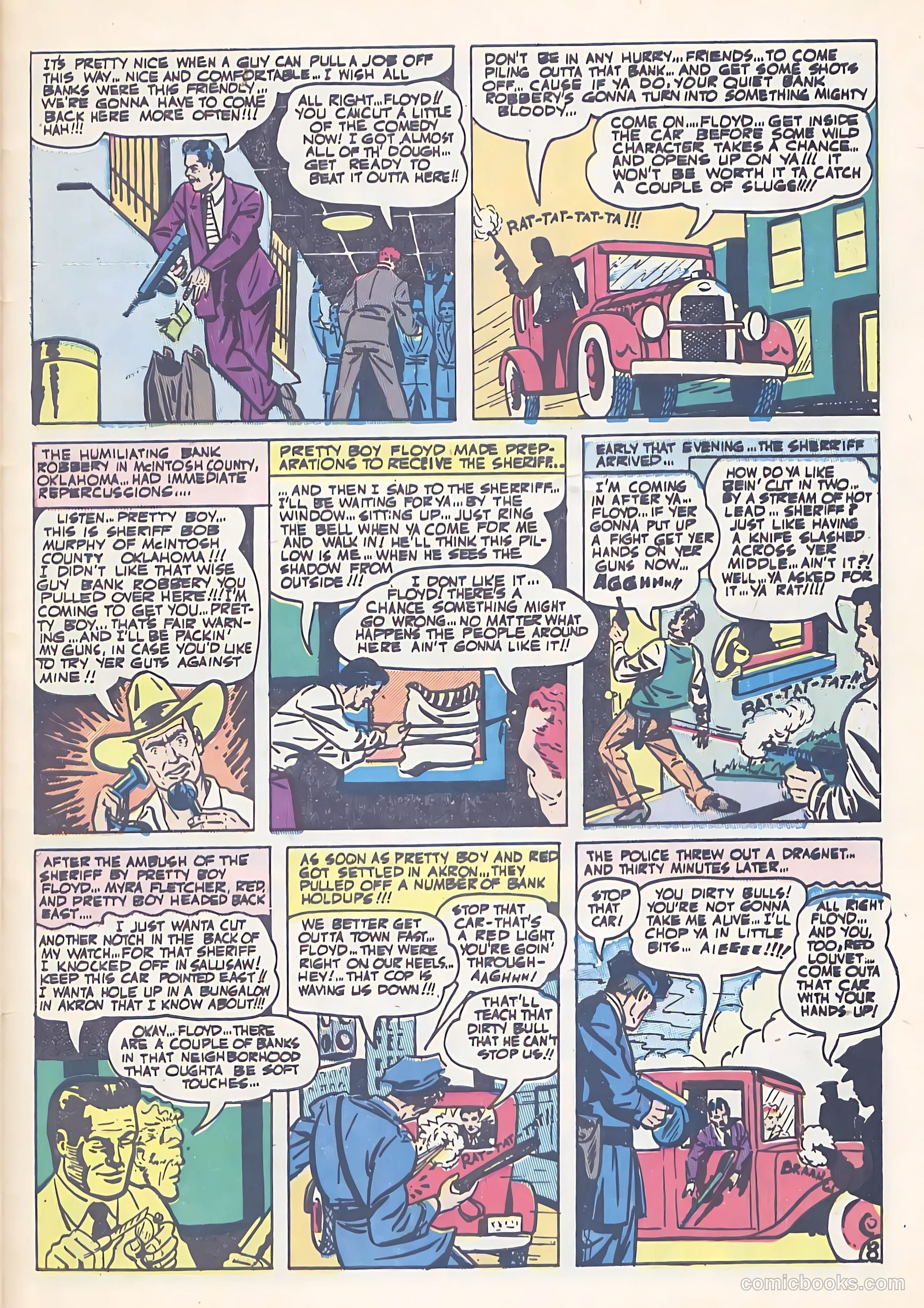 All-Famous Police Cases #14 (1954) — page 31 of 36