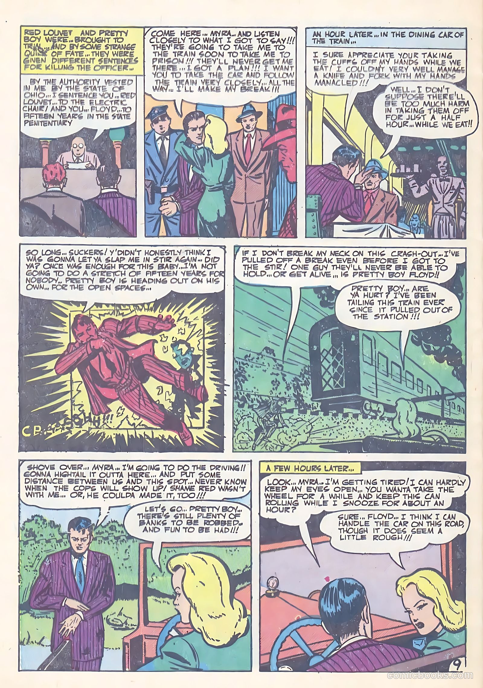 All-Famous Police Cases #14 (1954) — page 32 of 36