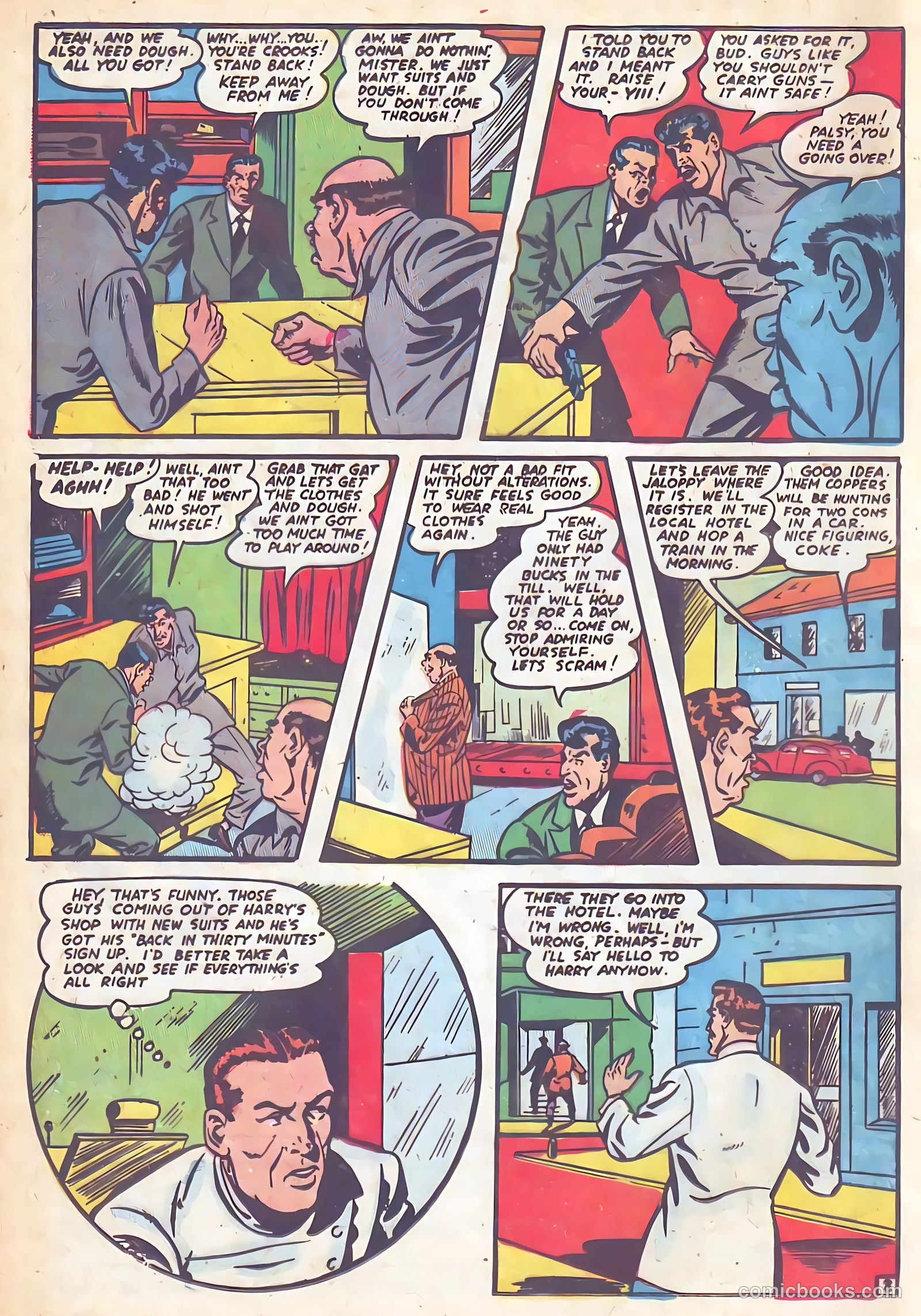 All-Famous Police Cases #16 (1954) — page 12