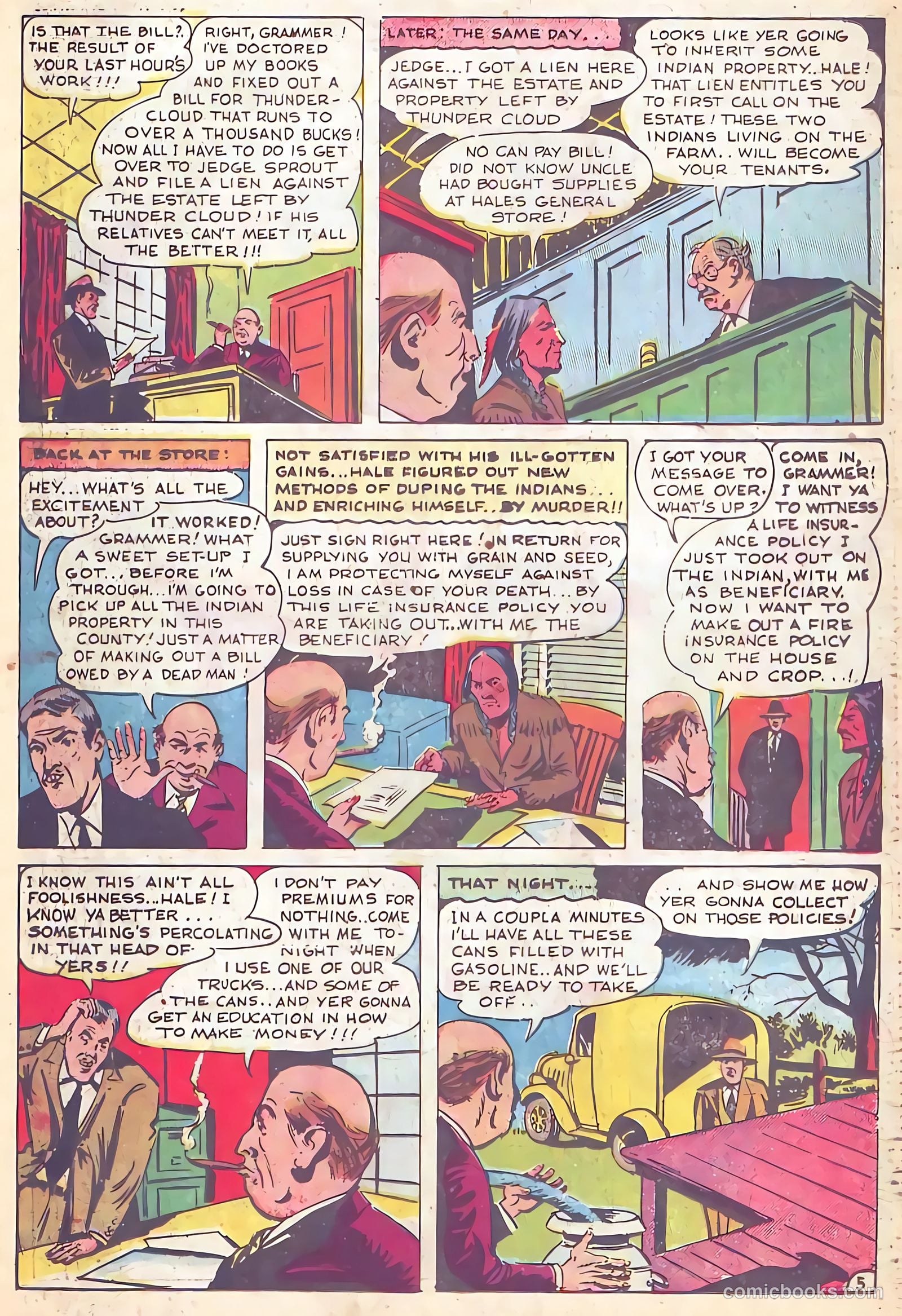 All-Famous Police Cases #16 (1954) — page 21