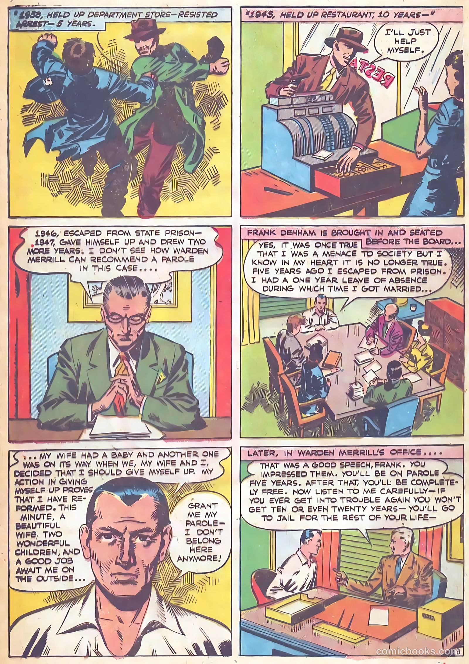 All-Famous Police Cases #16 (1954) — page 30