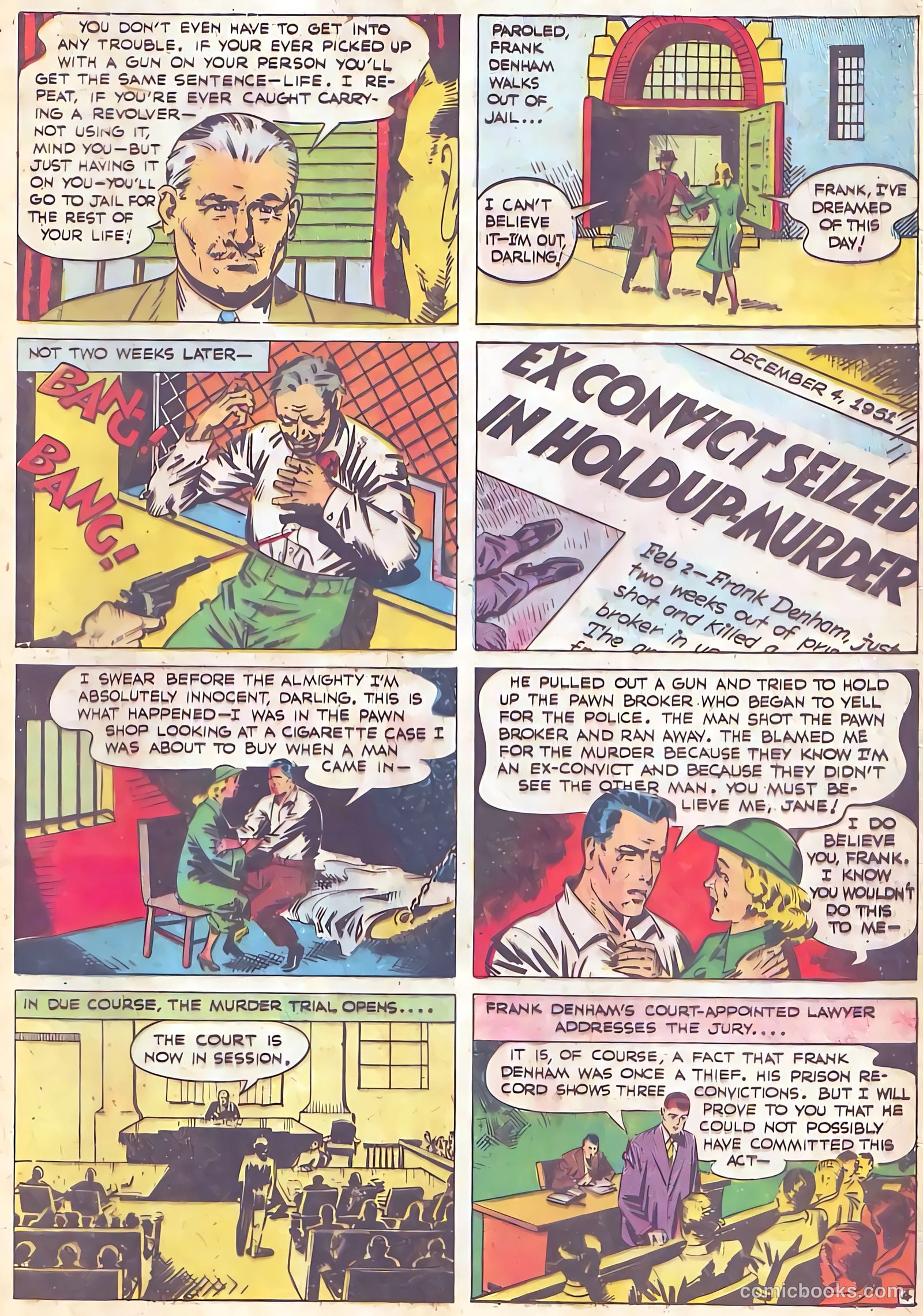 All-Famous Police Cases #16 (1954) — page 31