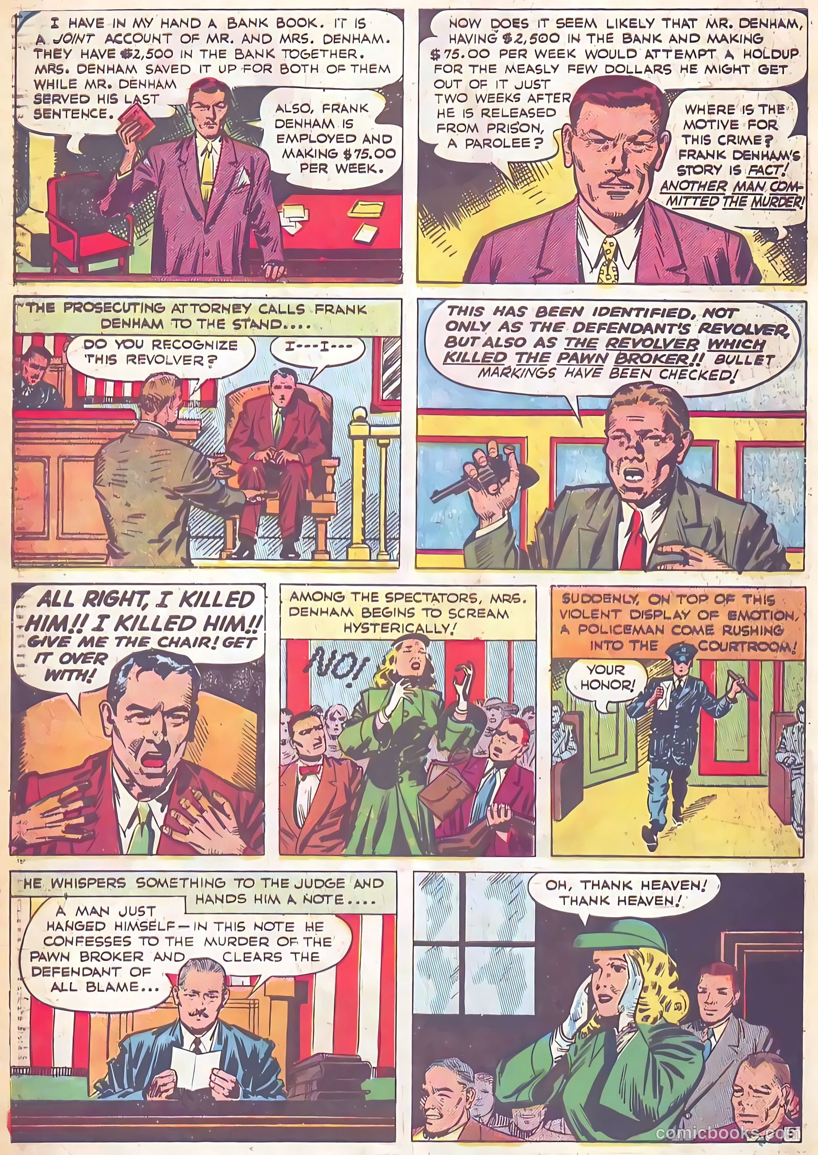 All-Famous Police Cases #16 (1954) — page 32