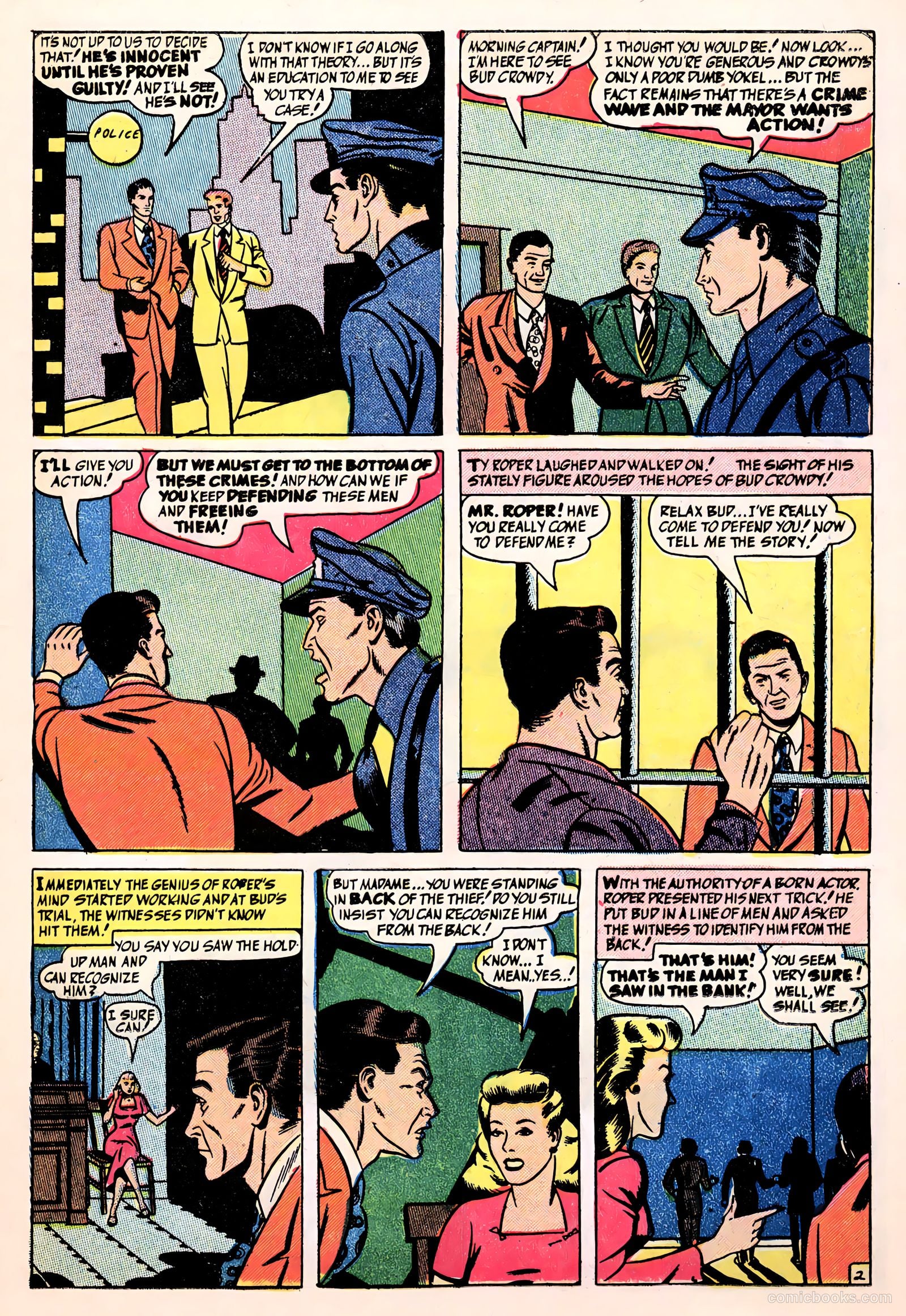 All-Famous Police Cases #7 (1952) — page 13