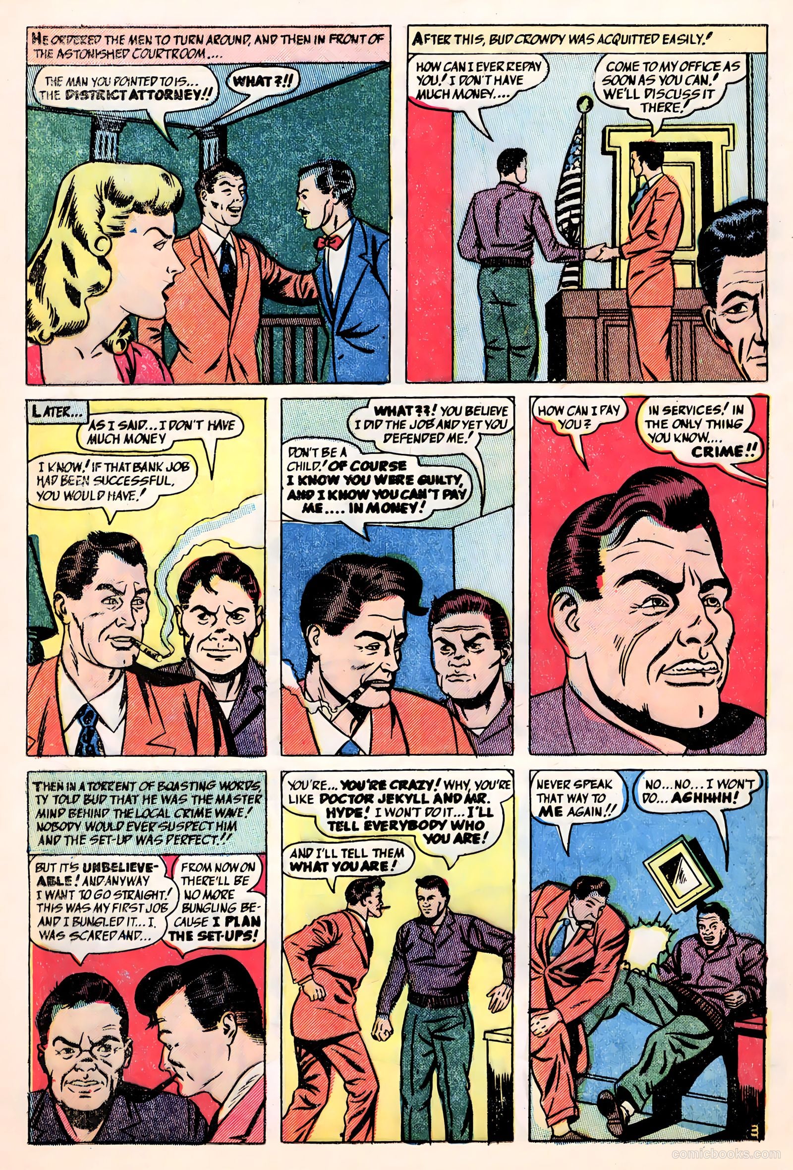 All-Famous Police Cases #7 (1952) — page 14