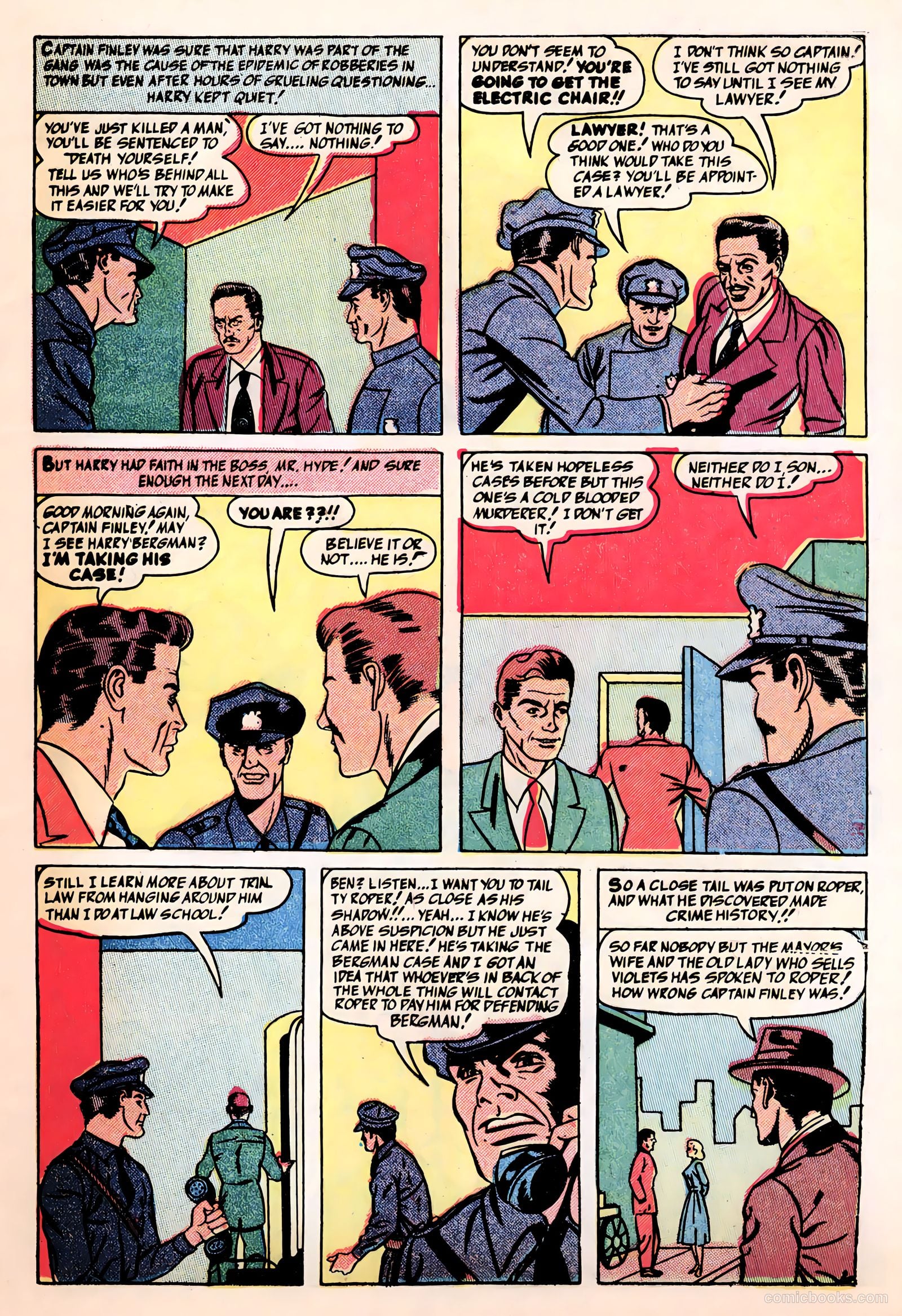 All-Famous Police Cases #7 (1952) — page 17