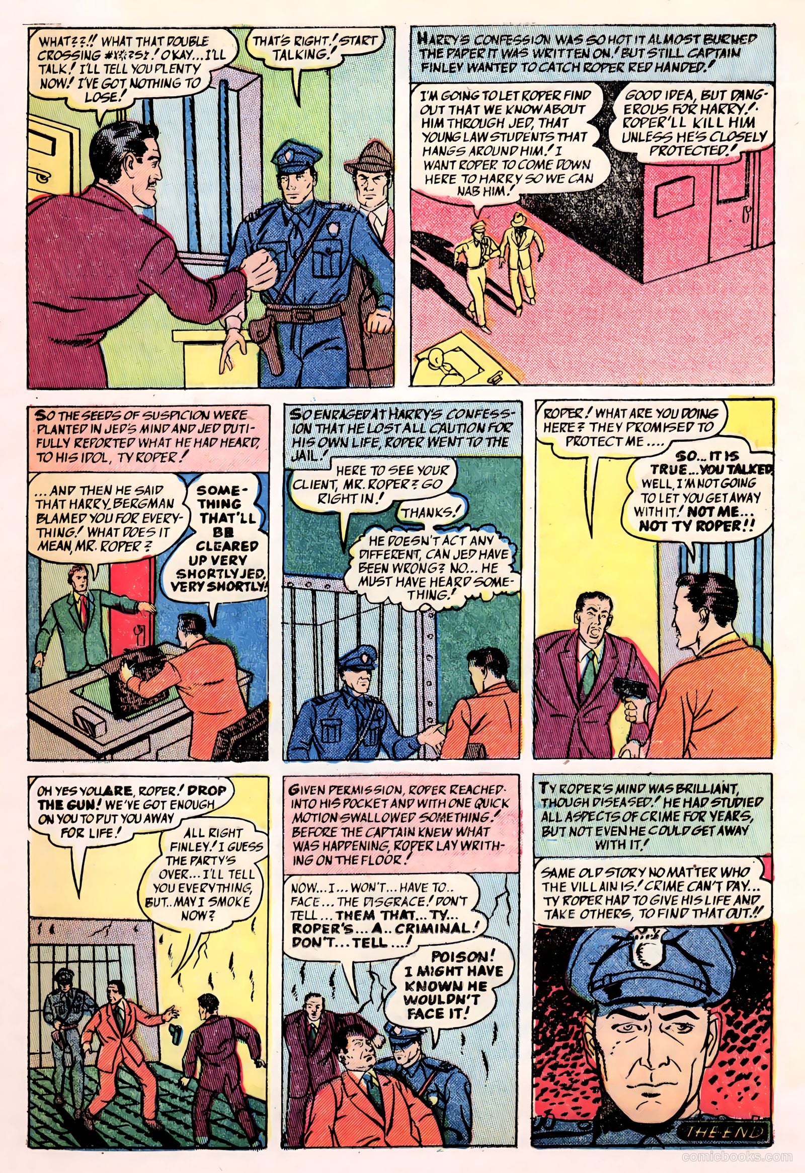All-Famous Police Cases #7 (1952) — page 19