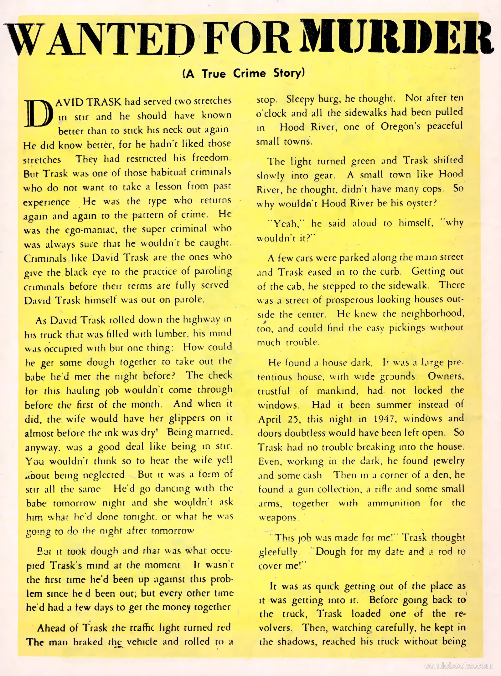All-Famous Police Cases #7 (1952) — page 20