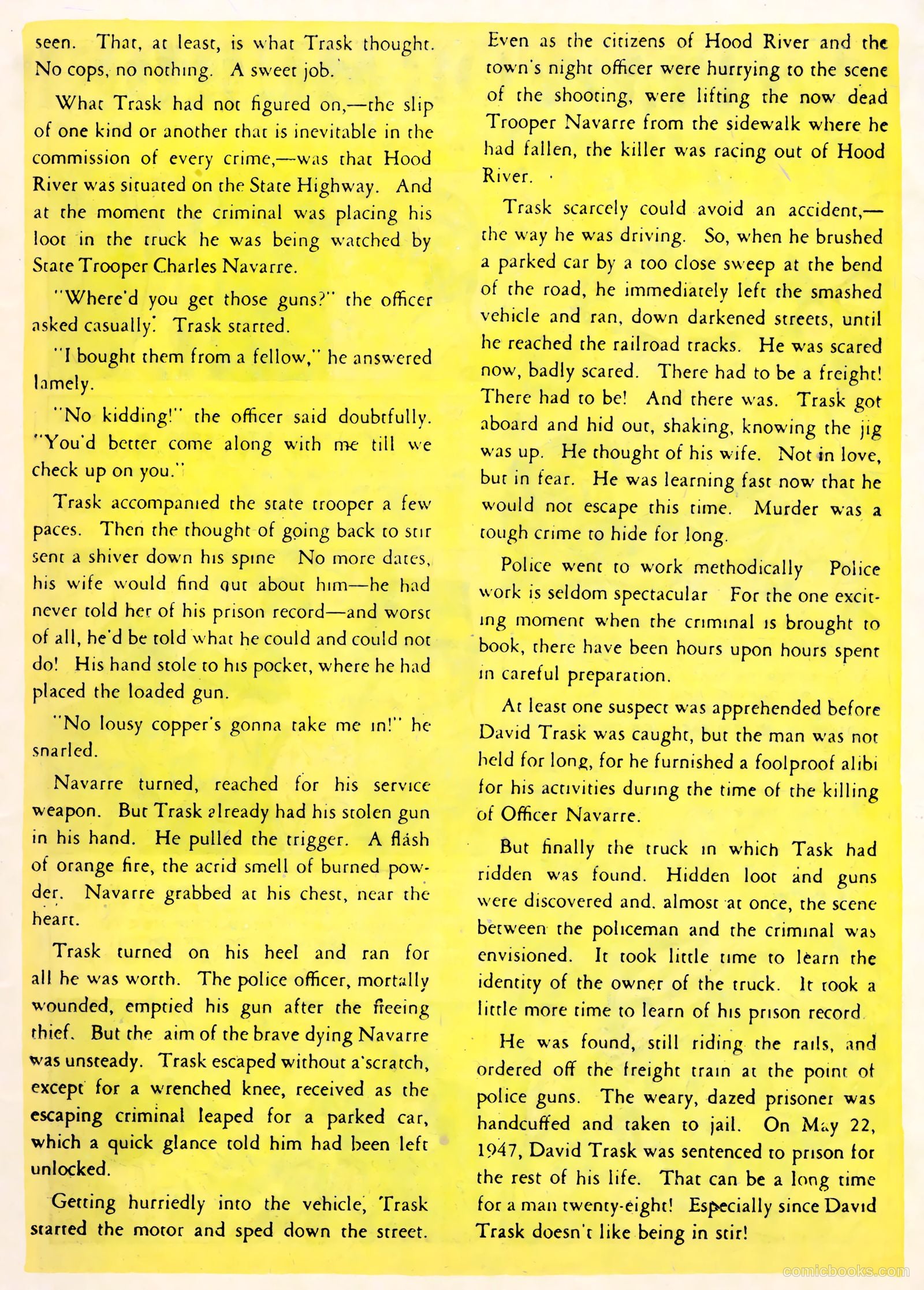 All-Famous Police Cases #7 (1952) — page 21