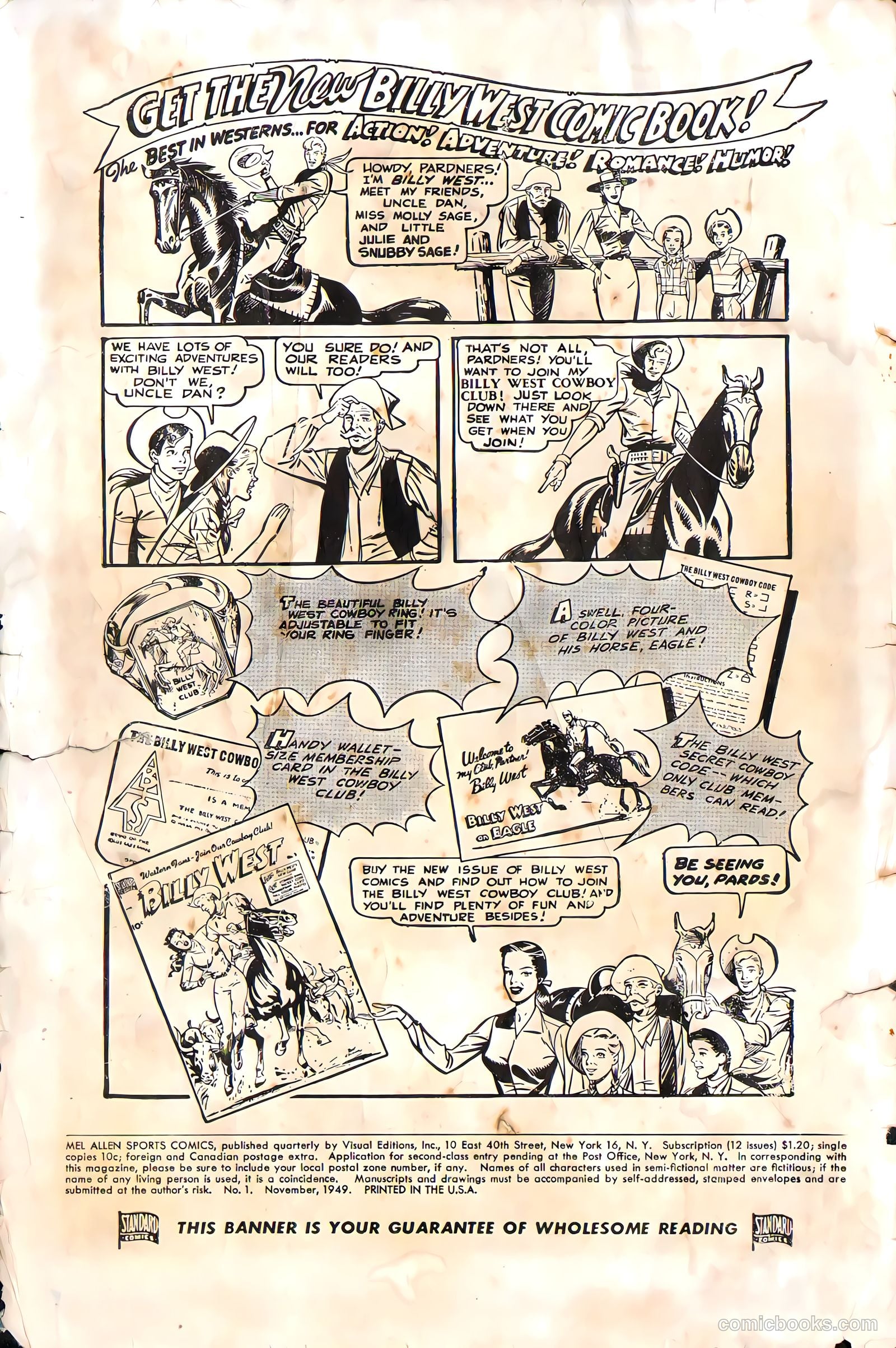 All-Pro Sports Comics #5 (1949) — page 2 of 36