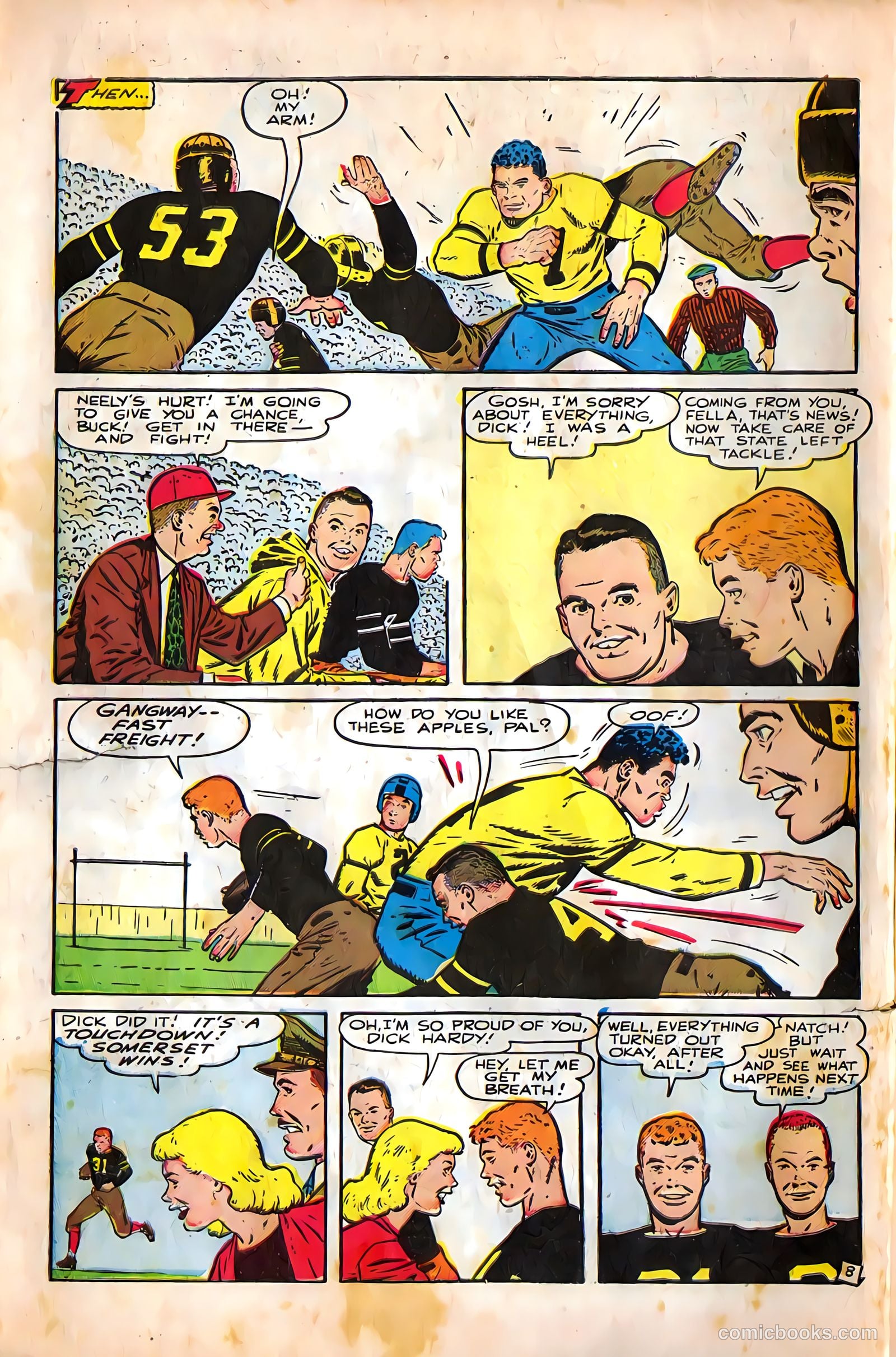 All-Pro Sports Comics #5 (1949) — page 10 of 36