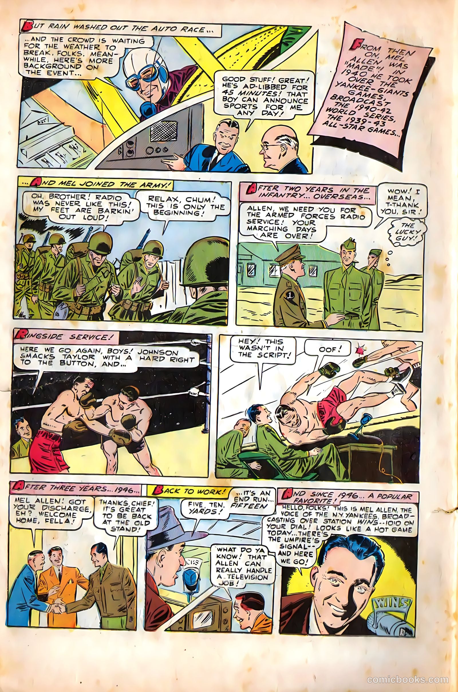 All-Pro Sports Comics #5 (1949) — page 14 of 36