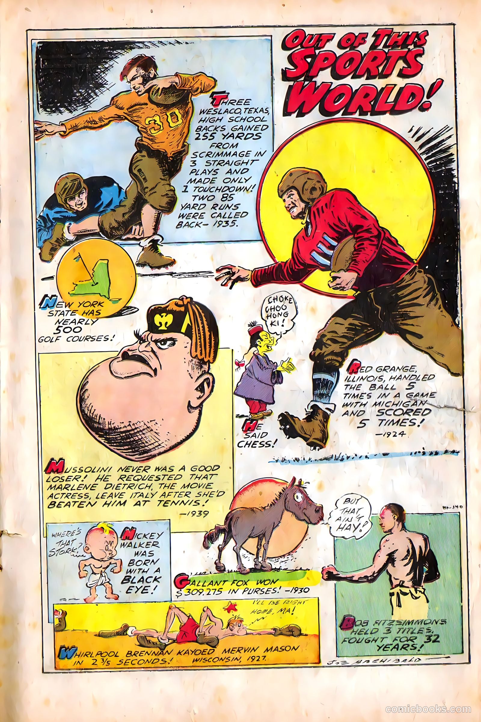 All-Pro Sports Comics #5 (1949) — page 15 of 36