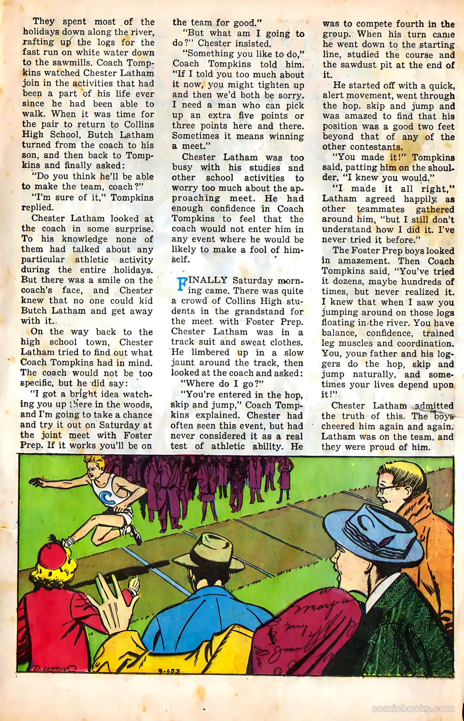 All-Pro Sports Comics #5 (1949) — page 17 of 36