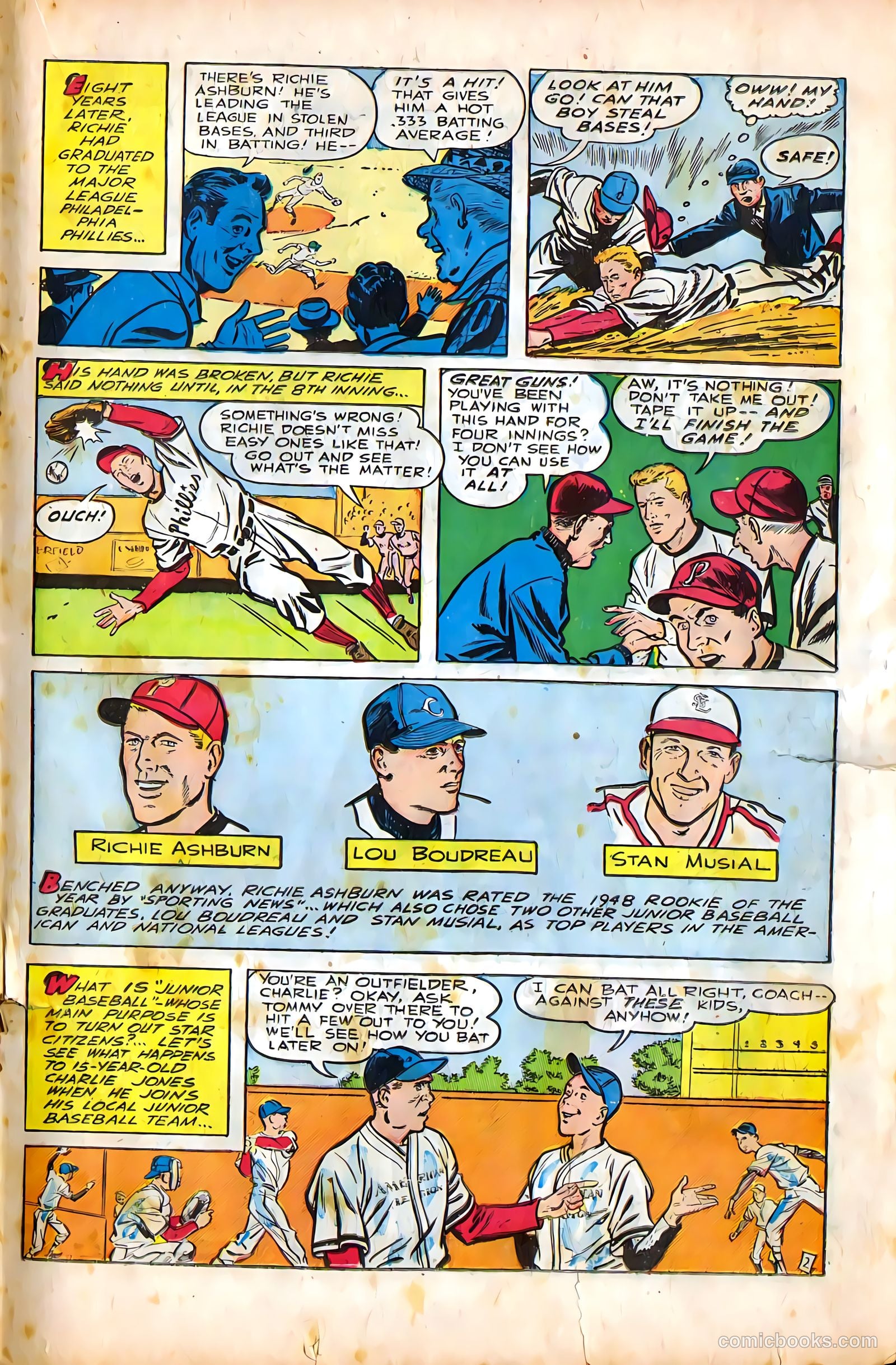 All-Pro Sports Comics #5 (1949) — page 19 of 36