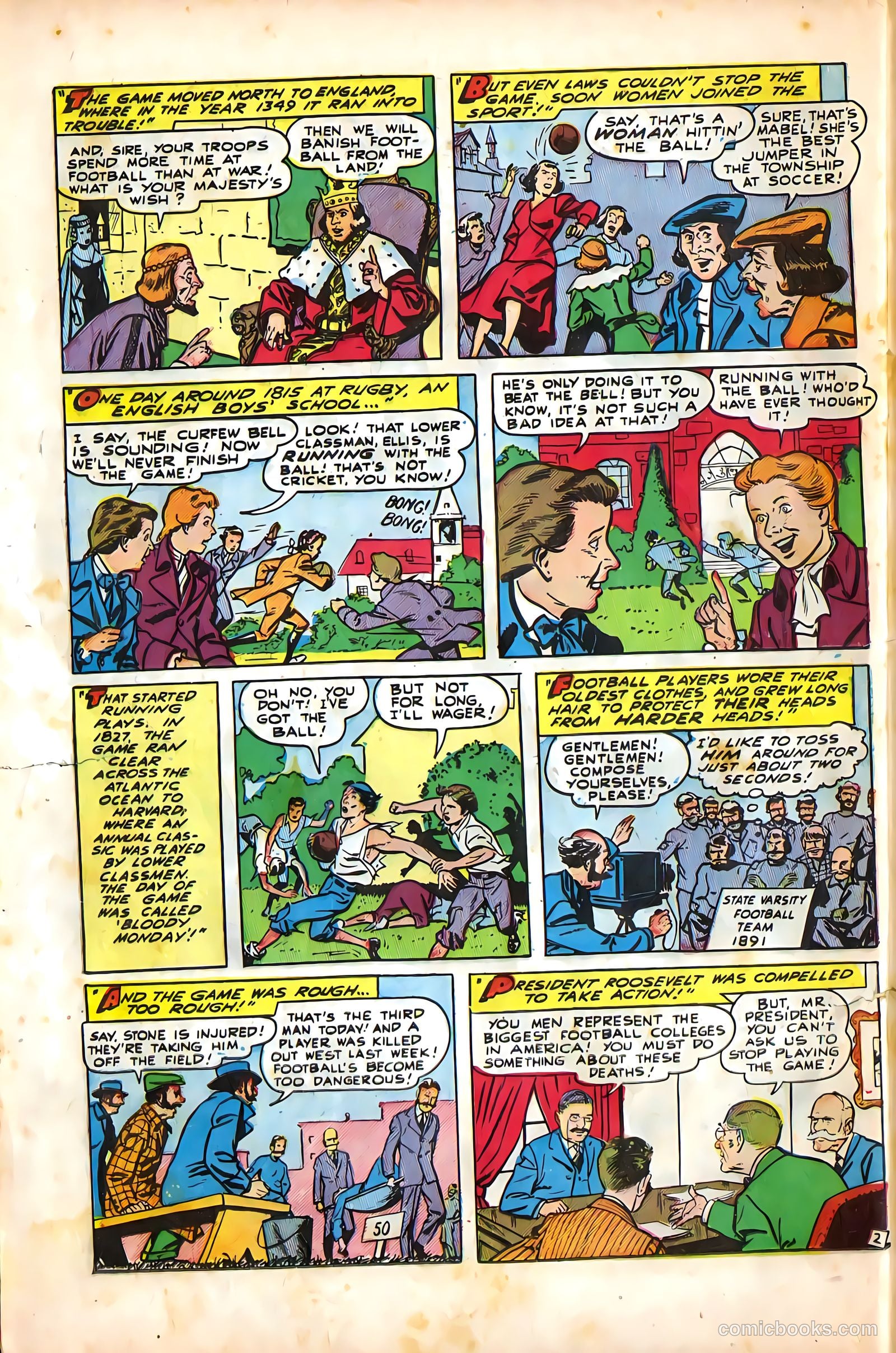 All-Pro Sports Comics #5 (1949) — page 24 of 36