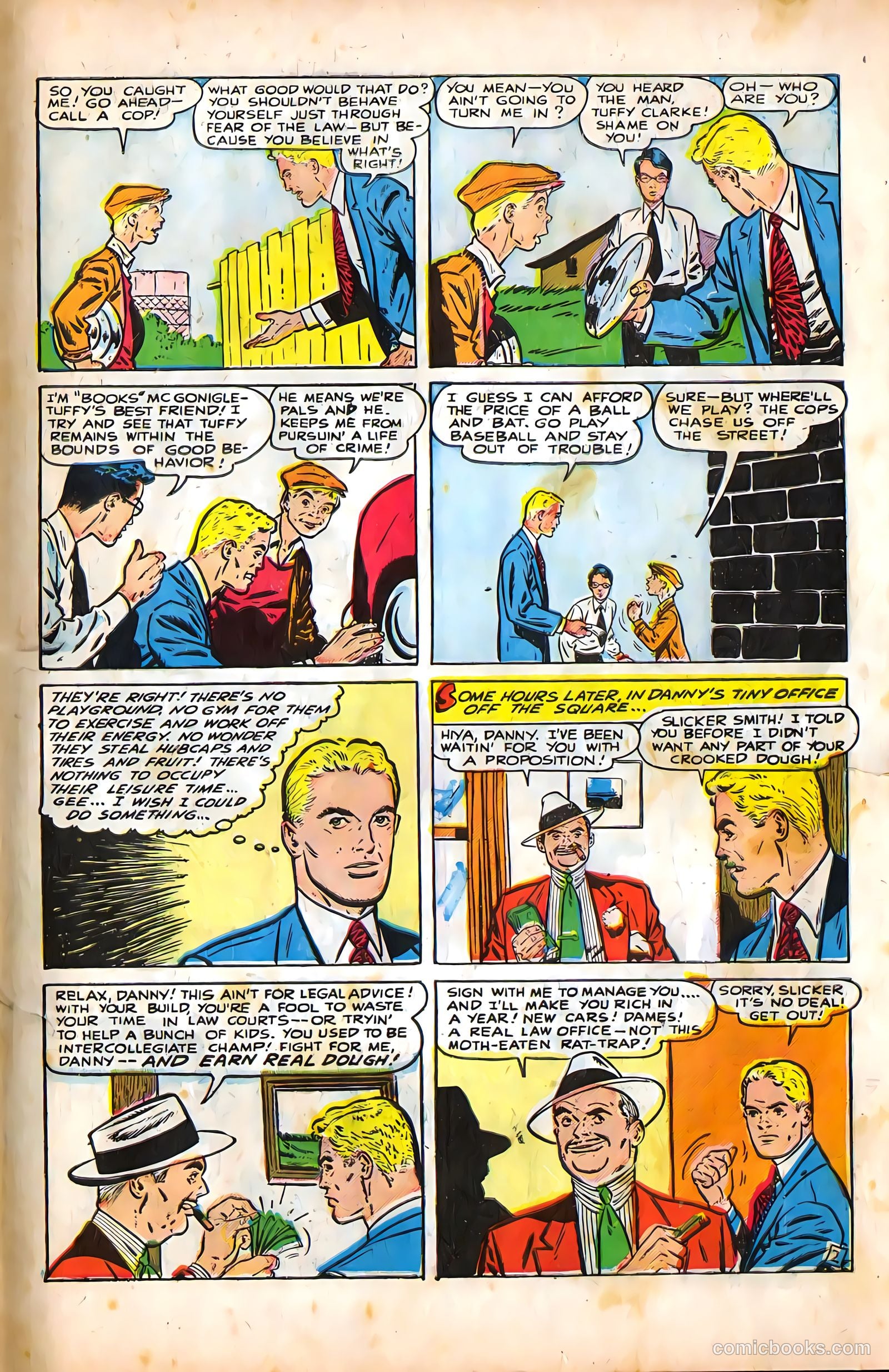 All-Pro Sports Comics #5 (1949) — page 27 of 36