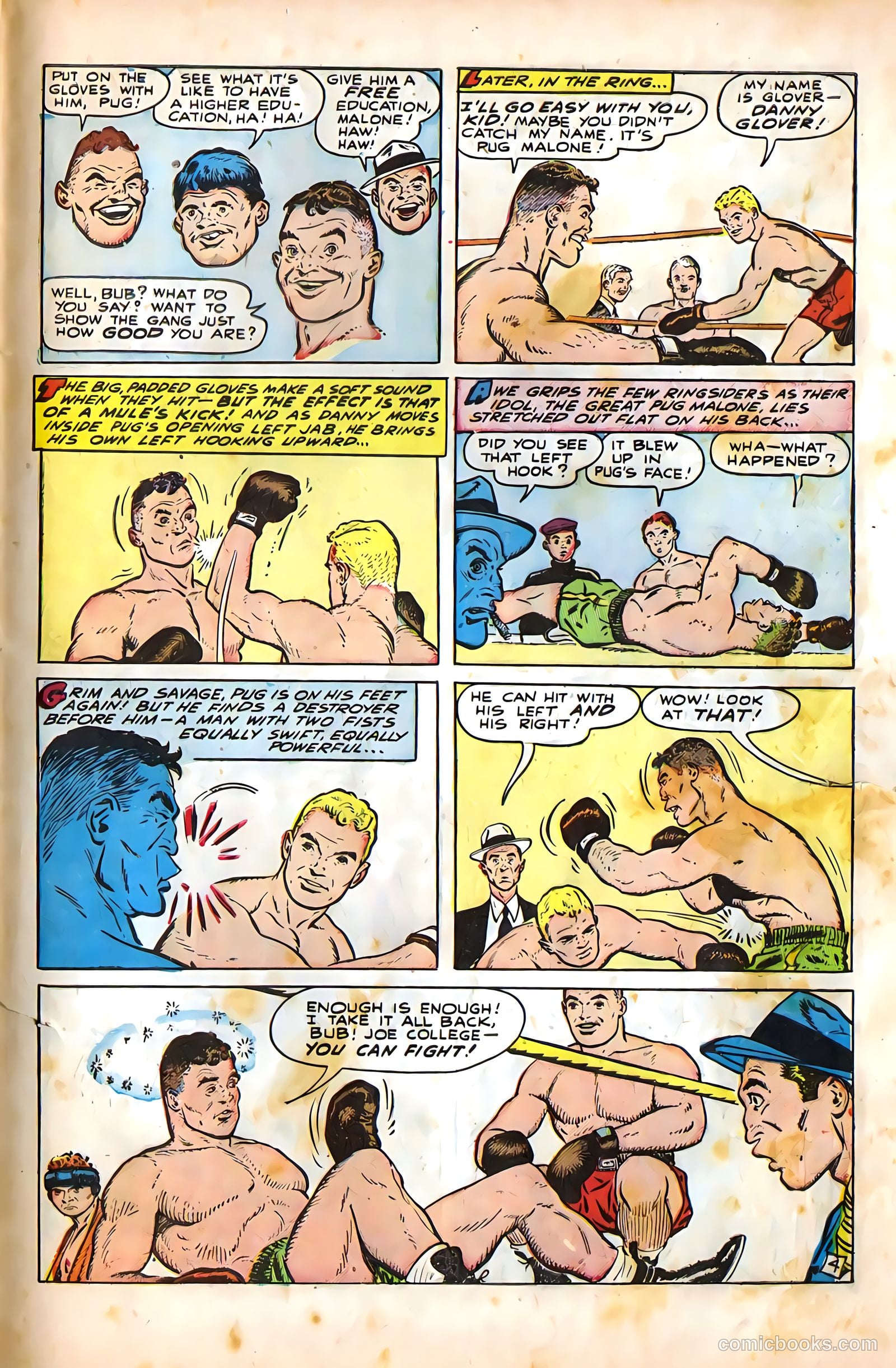 All-Pro Sports Comics #5 (1949) — page 29 of 36
