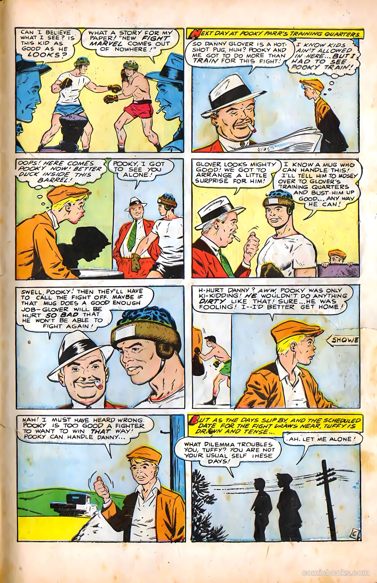 All-Pro Sports Comics #5 (1949) — page 31 of 36