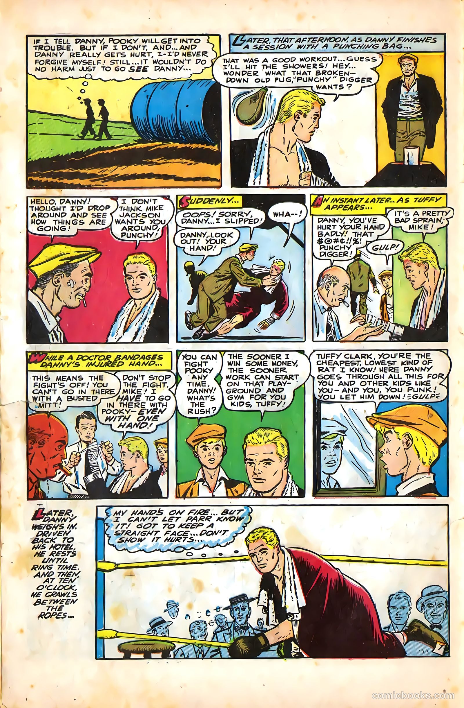 All-Pro Sports Comics #5 (1949) — page 32 of 36