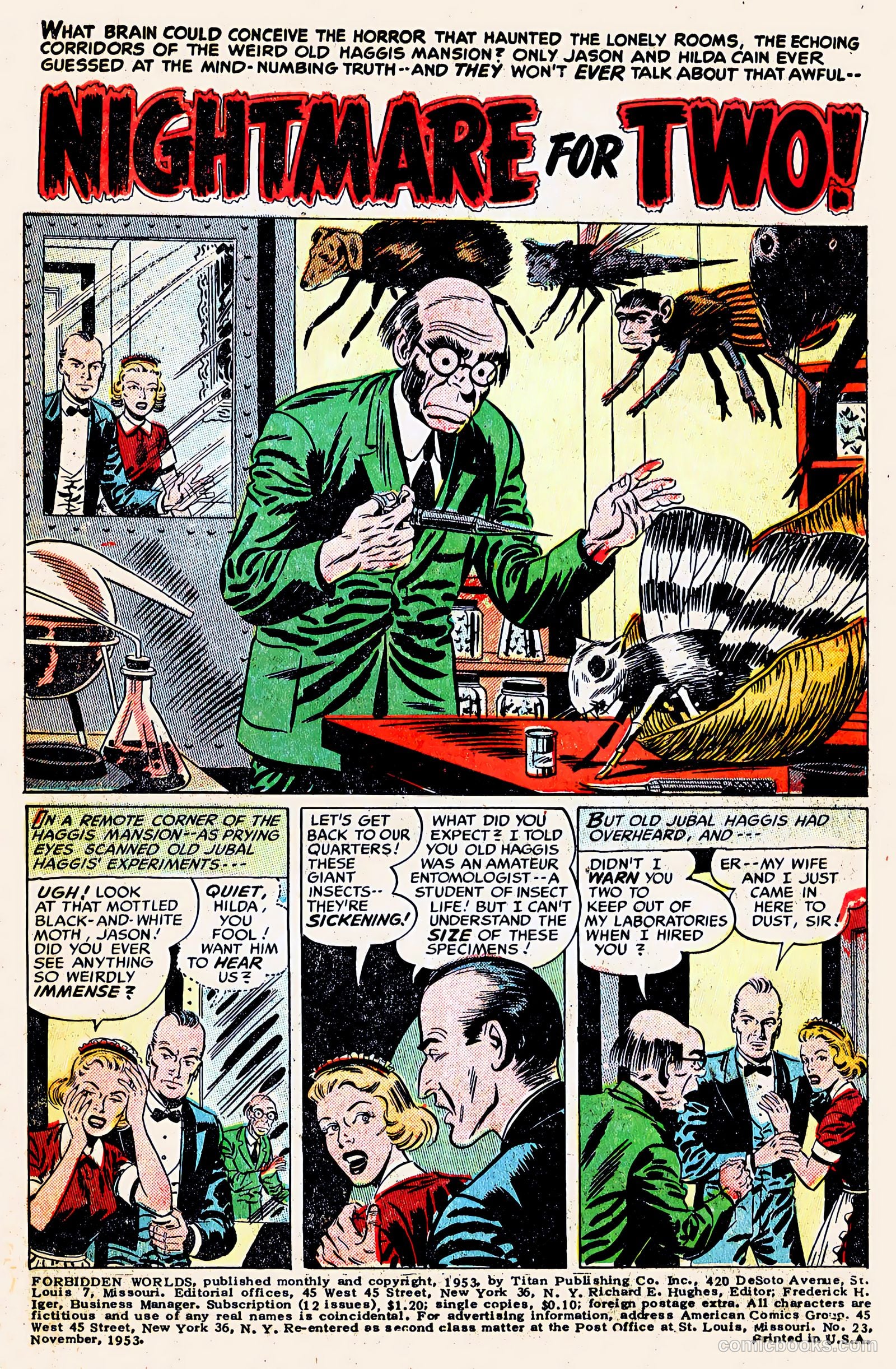 Forbidden Worlds #23 (1953) — page 3 of 36