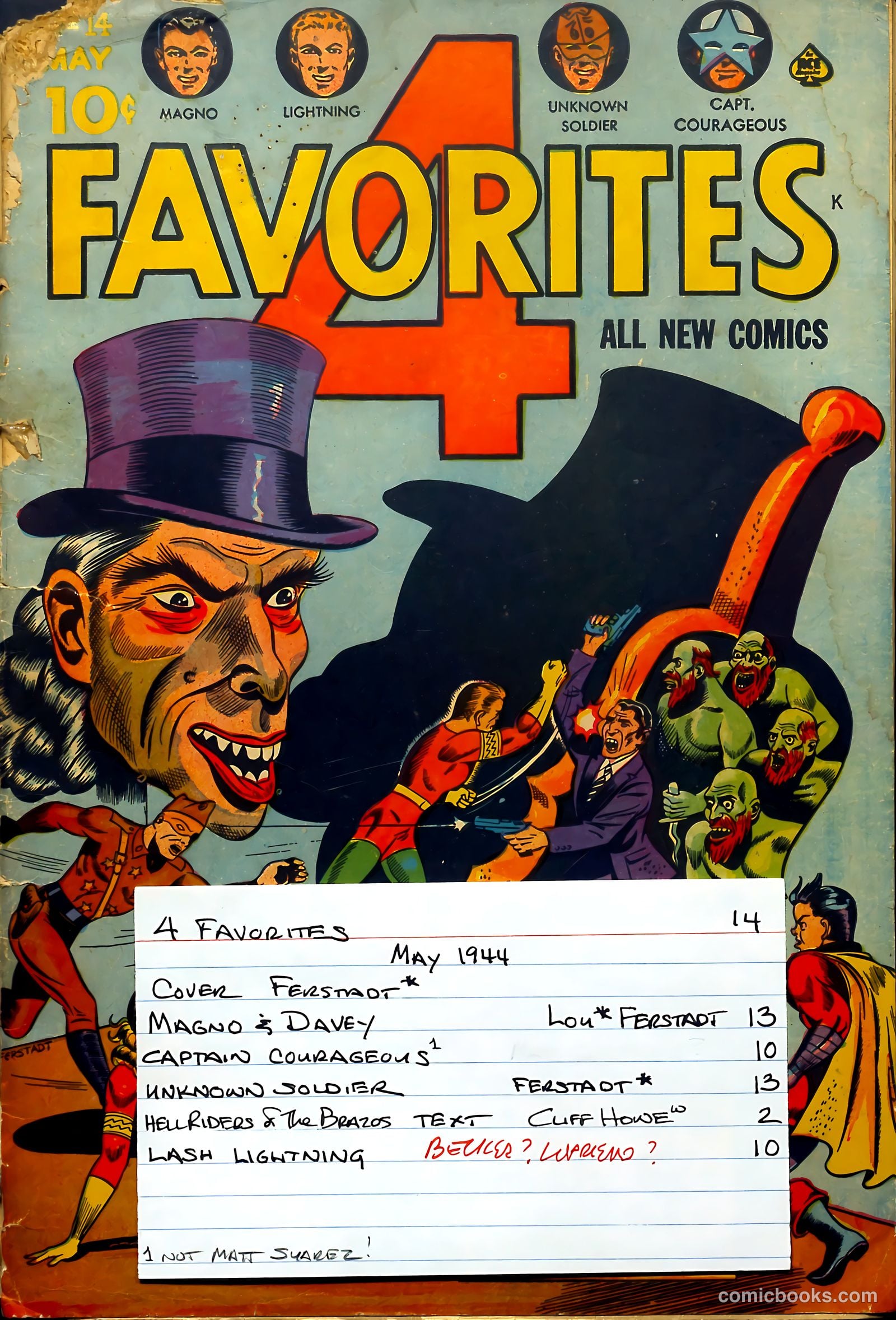 Four Favorites #14 (1944) — page 53 of 53