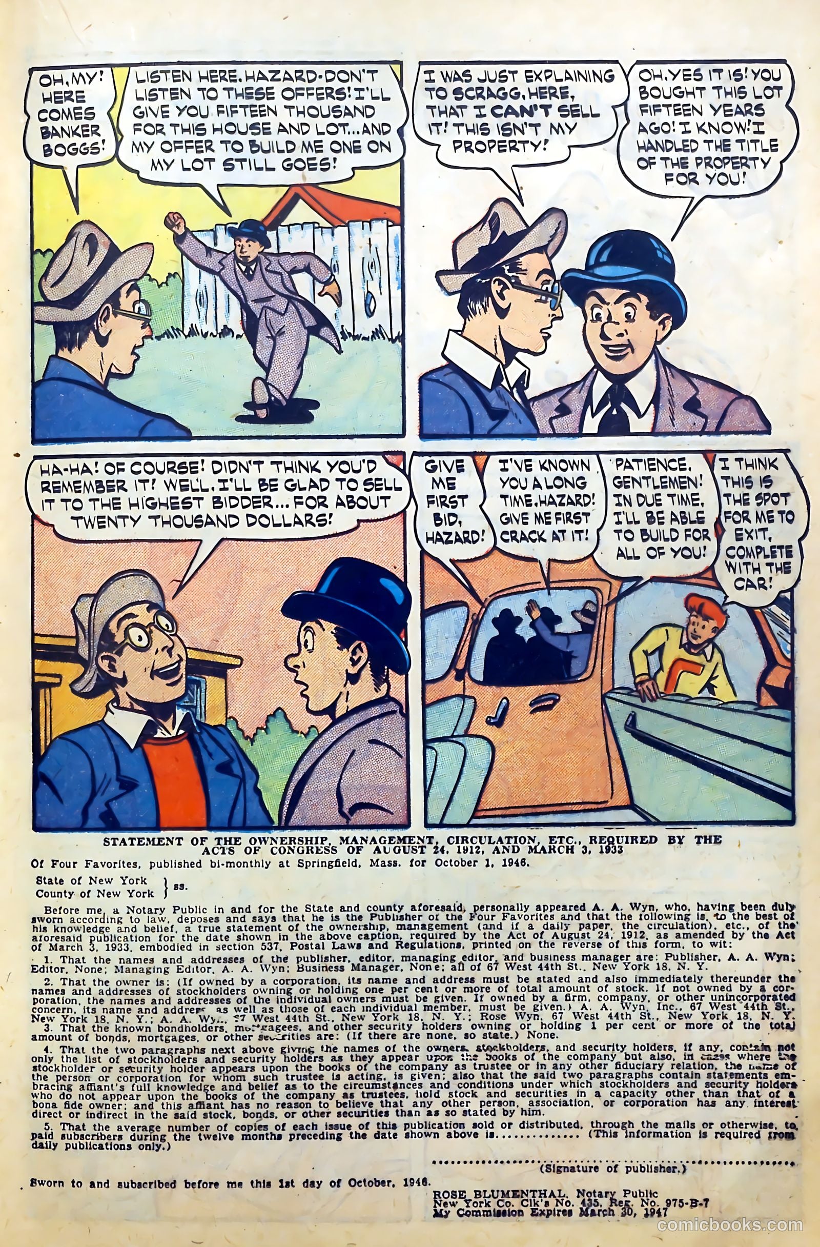 Four Favorites #28 (1947) — page 23 of 53