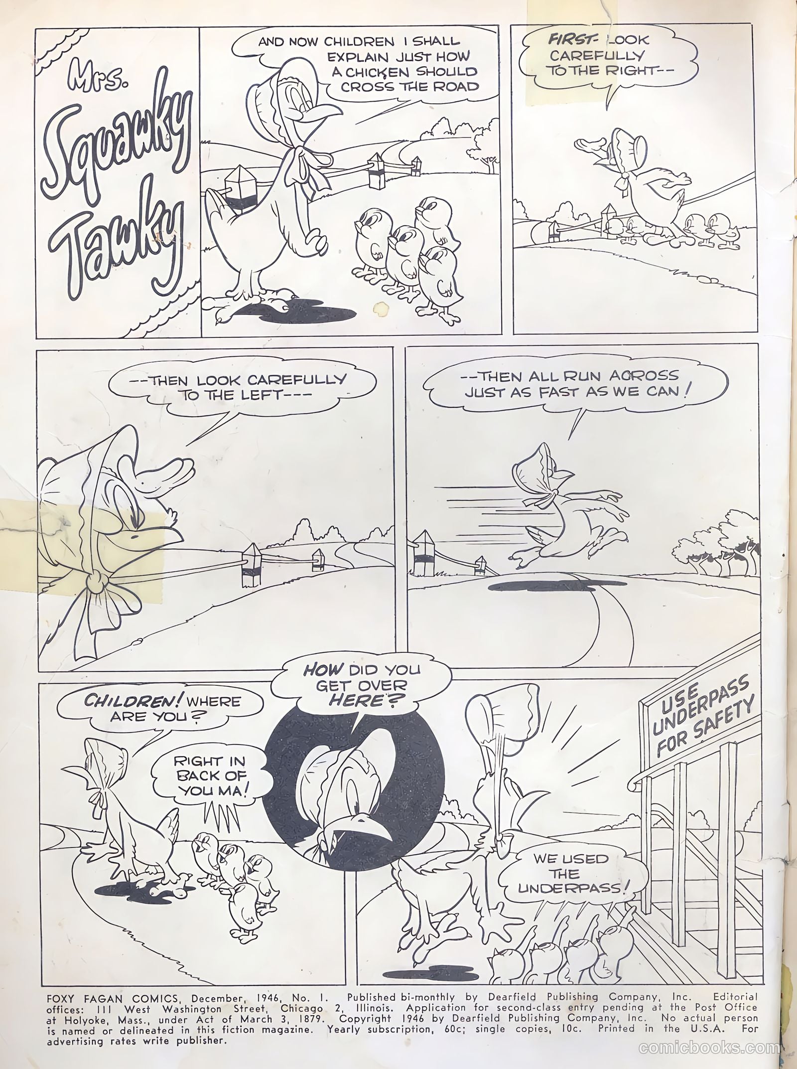 Foxy Fagan Comics #1 (1946) — page 2
