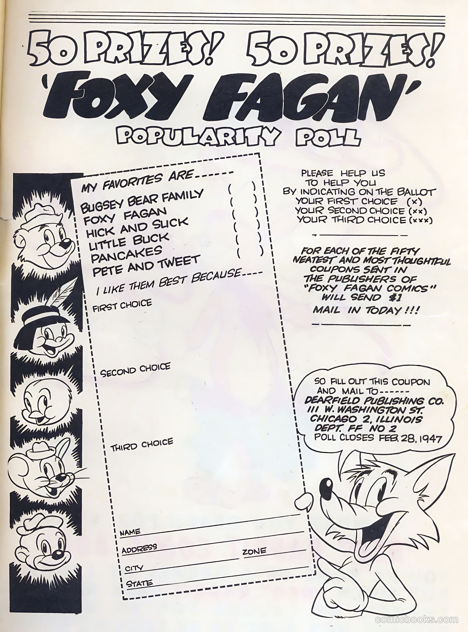 Foxy Fagan Comics #2 (1947) — page 51