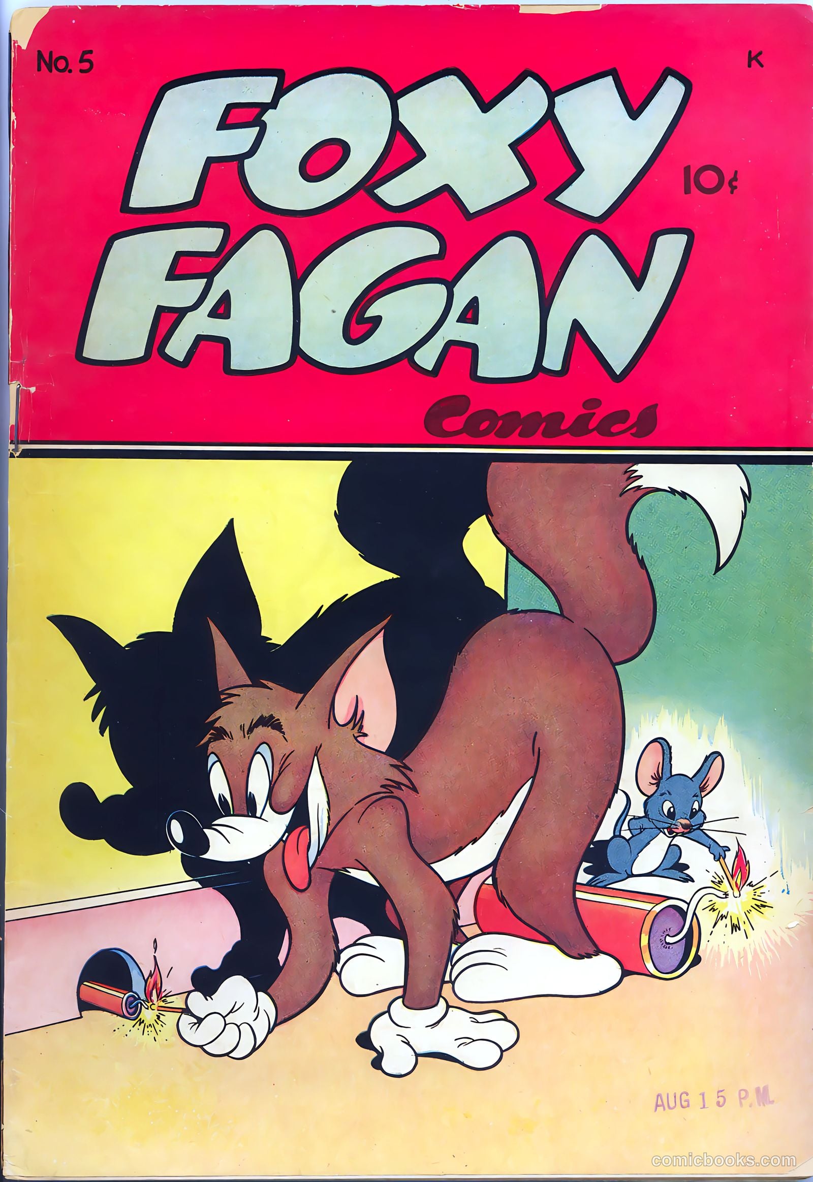 Foxy Fagan Comics #5 cover