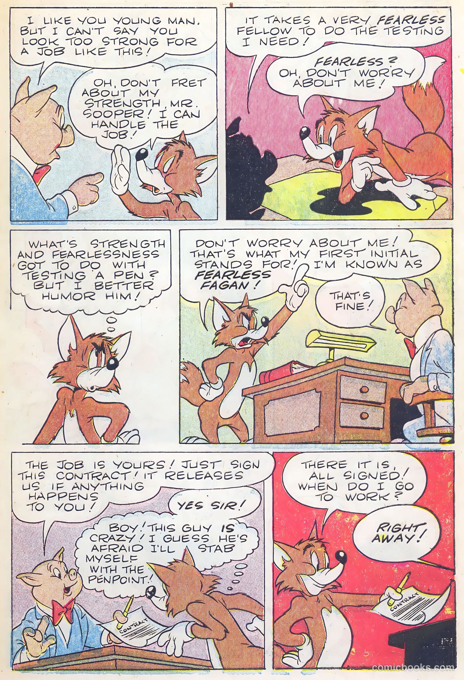 Foxy Fagan Comics #5 (1947) — page 8