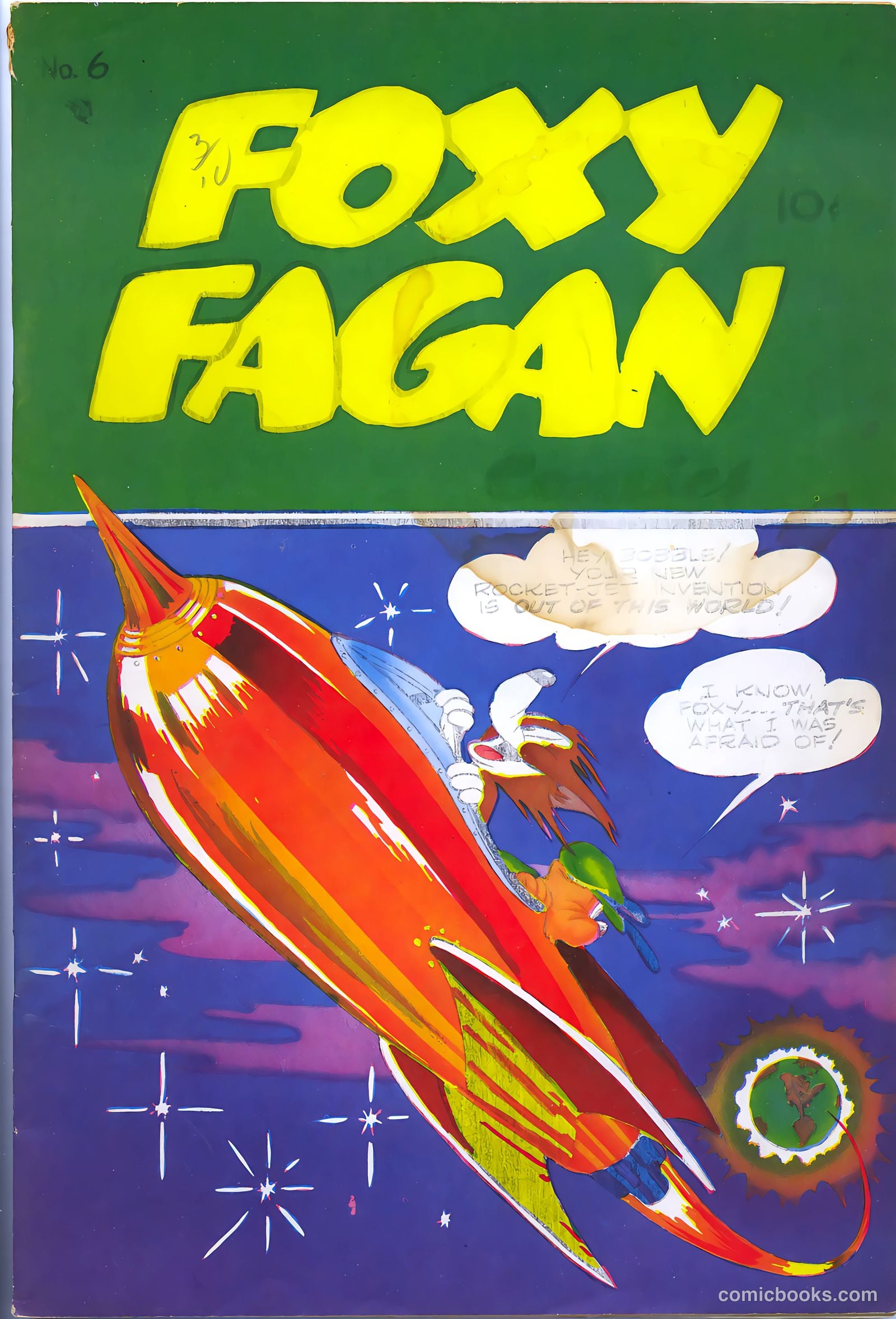 Foxy Fagan Comics #6 cover