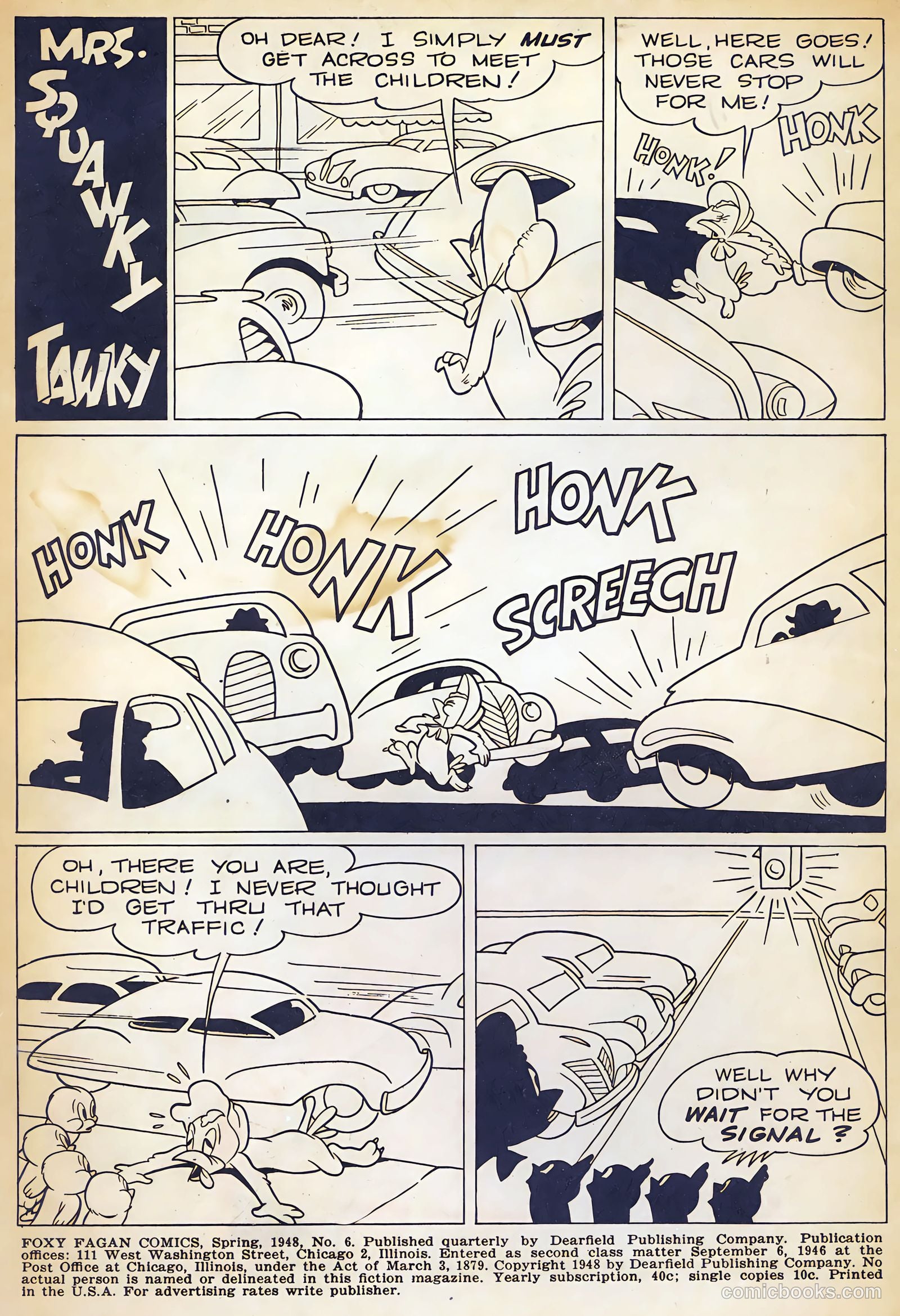 Foxy Fagan Comics #6 (1948) — page 2