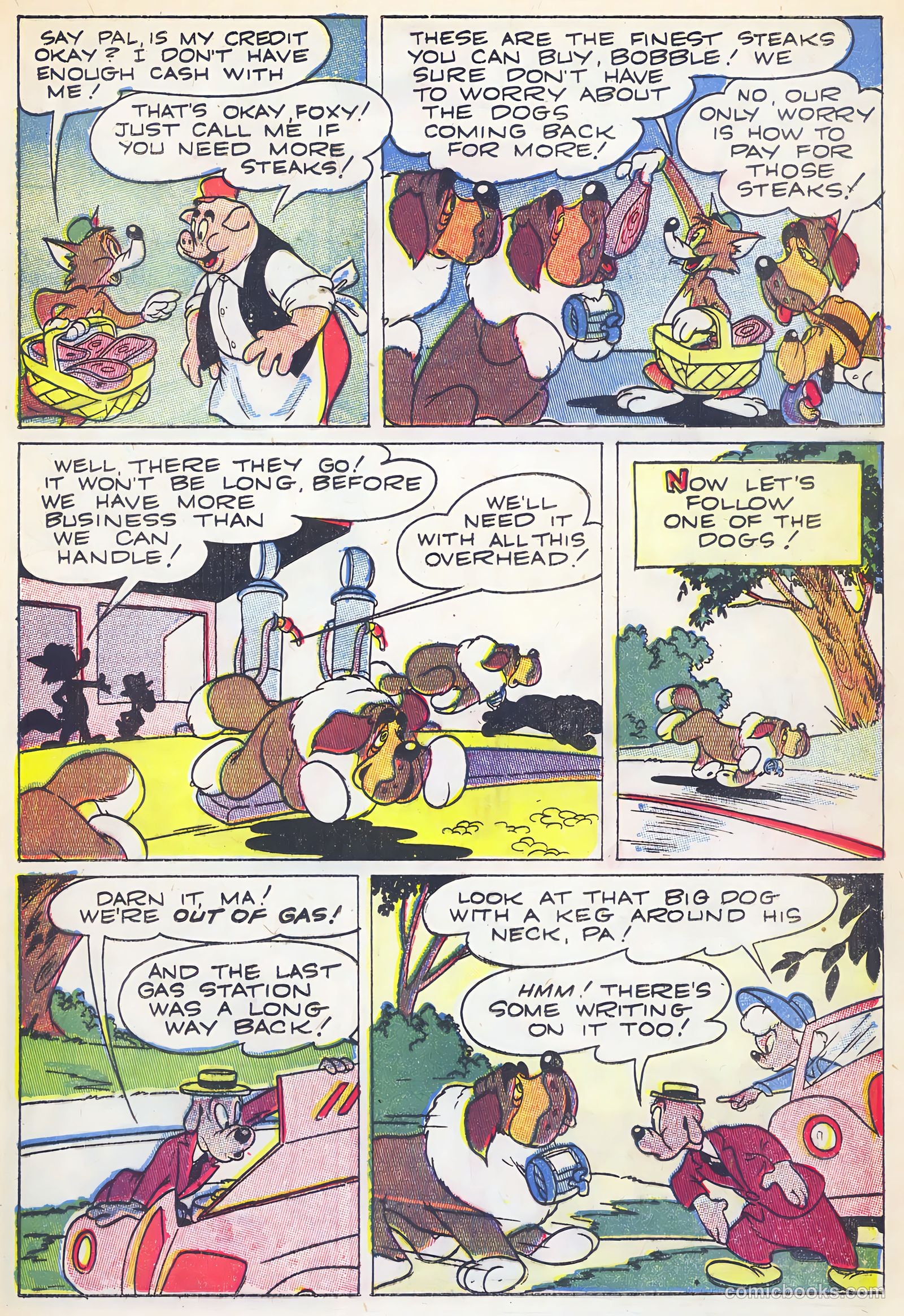 Foxy Fagan Comics #6 (1948) — page 8