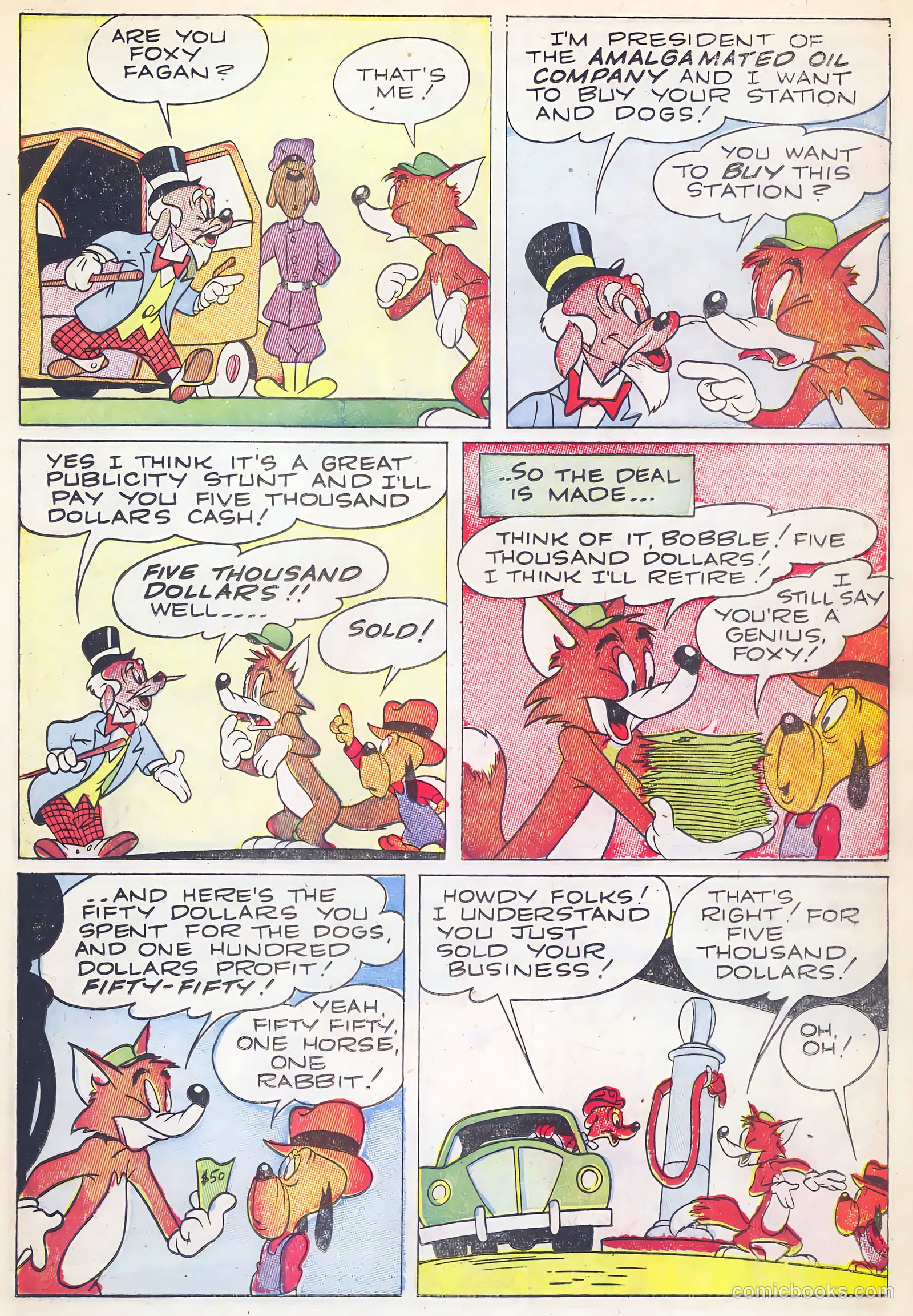 Foxy Fagan Comics #6 (1948) — page 14