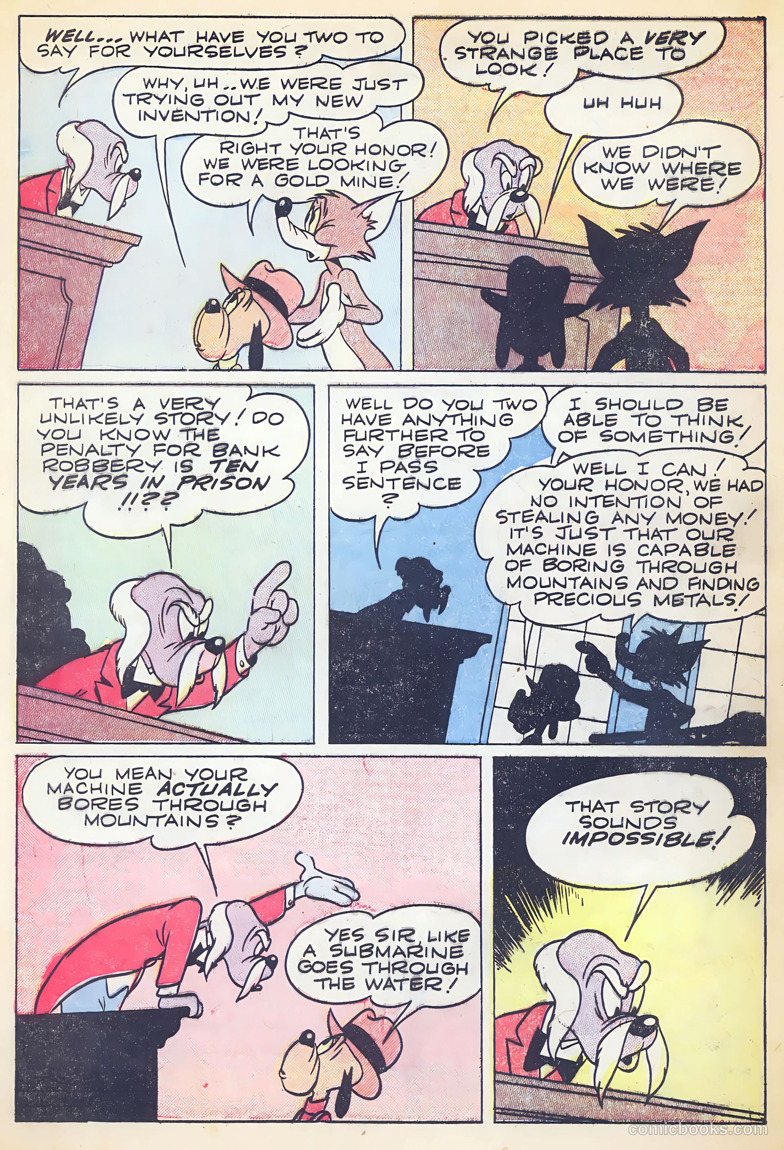 Foxy Fagan Comics #7 (1948) — page 12