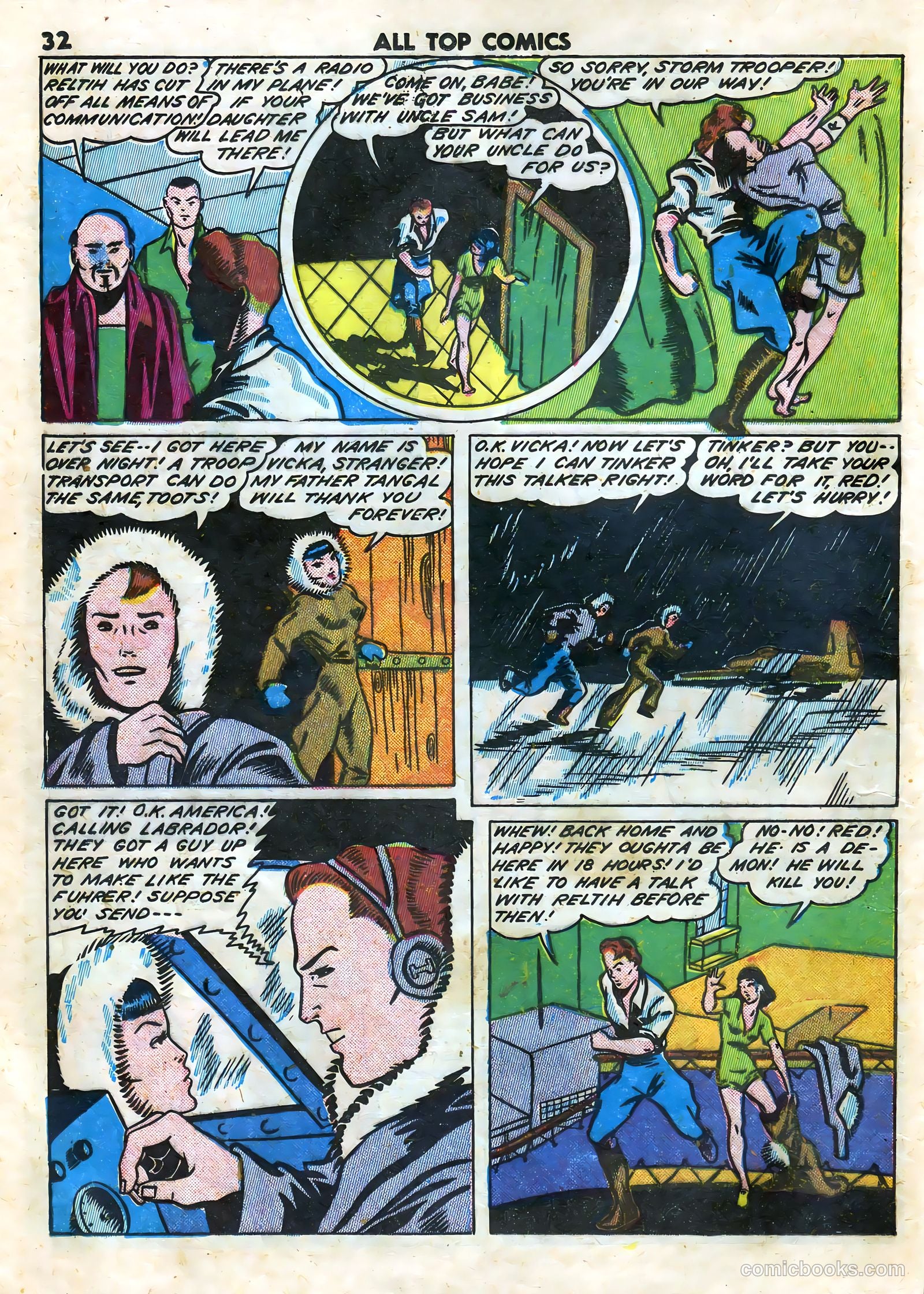 All Top Comics #1 (1946) — page 34 of 131