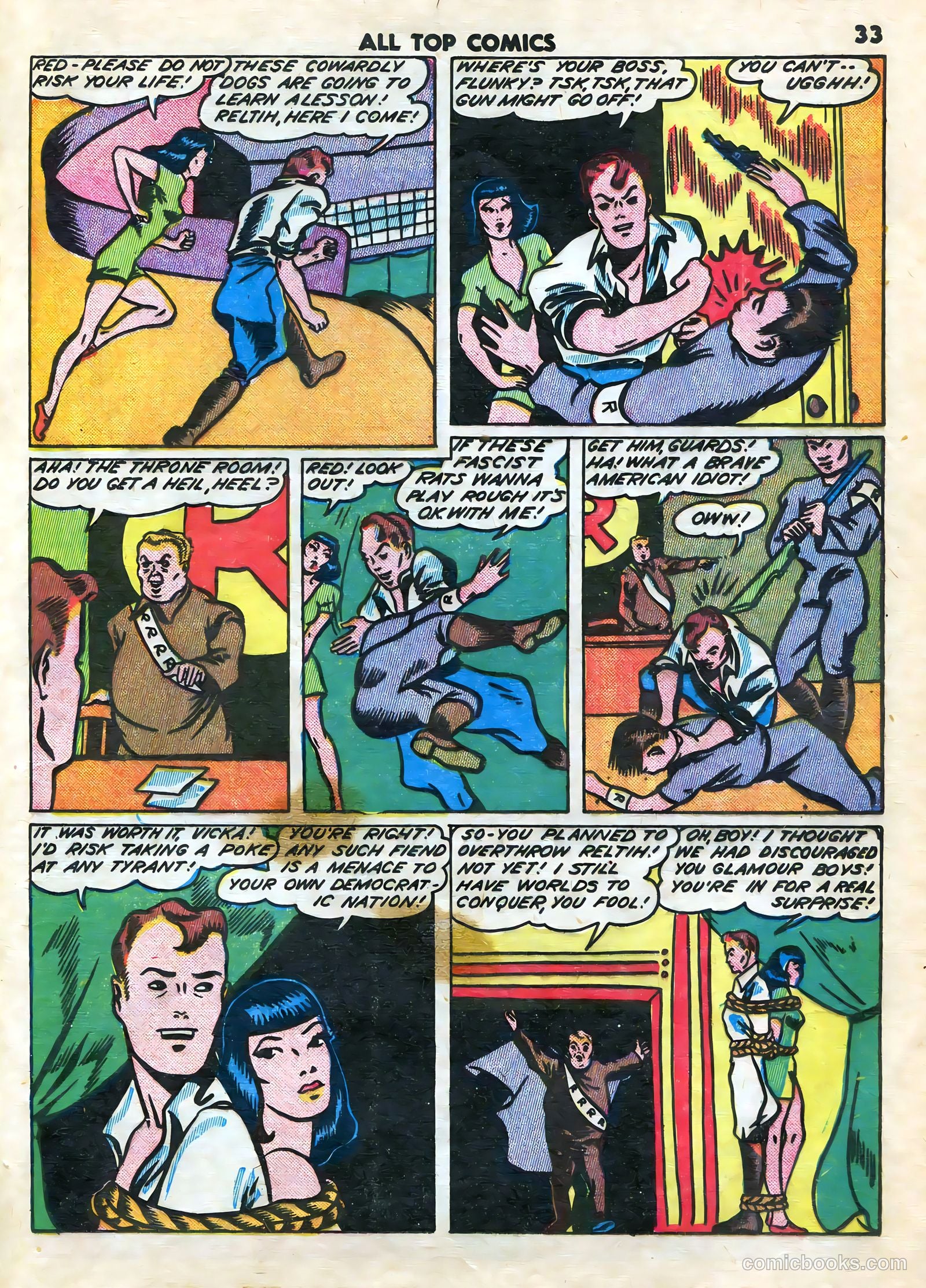 All Top Comics #1 (1946) — page 35 of 131