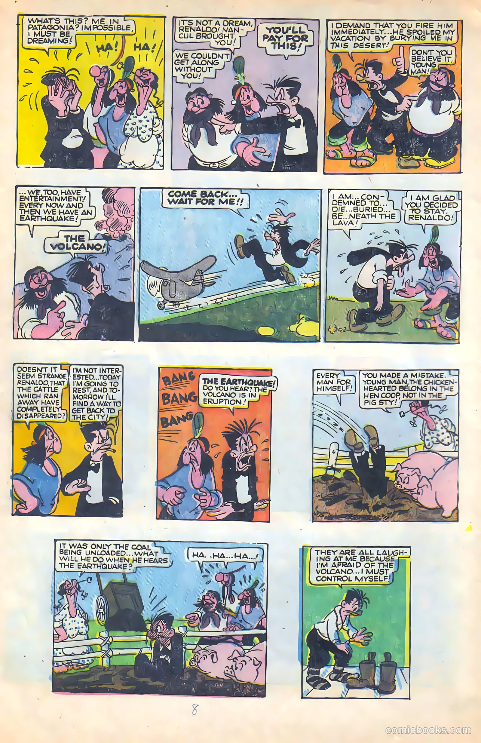 All Top Comics #6 (1957) — page 8