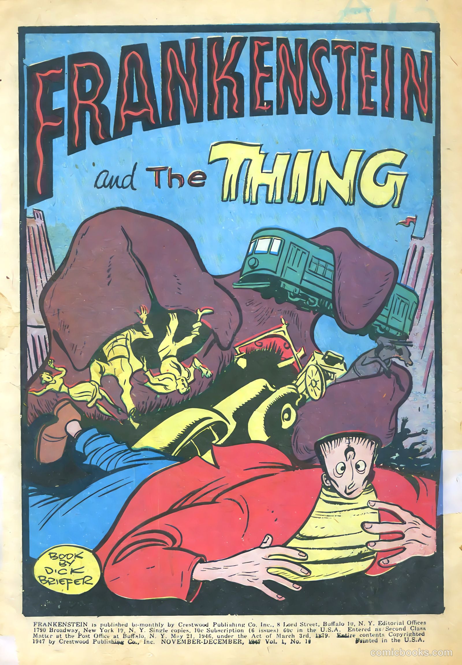 Frankenstein #10 (1947) — page 2 of 49