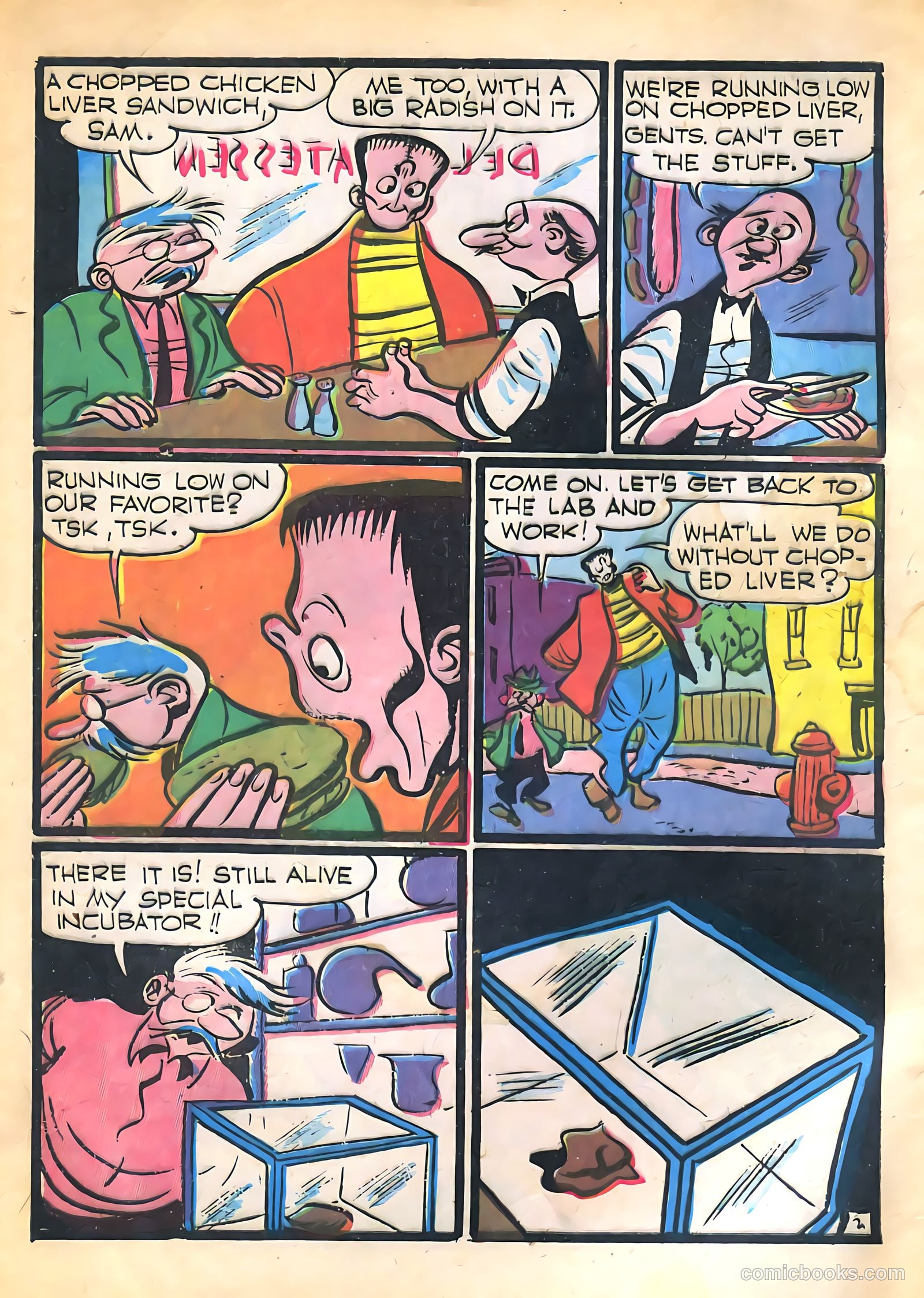 Frankenstein #10 (1947) — page 3 of 49