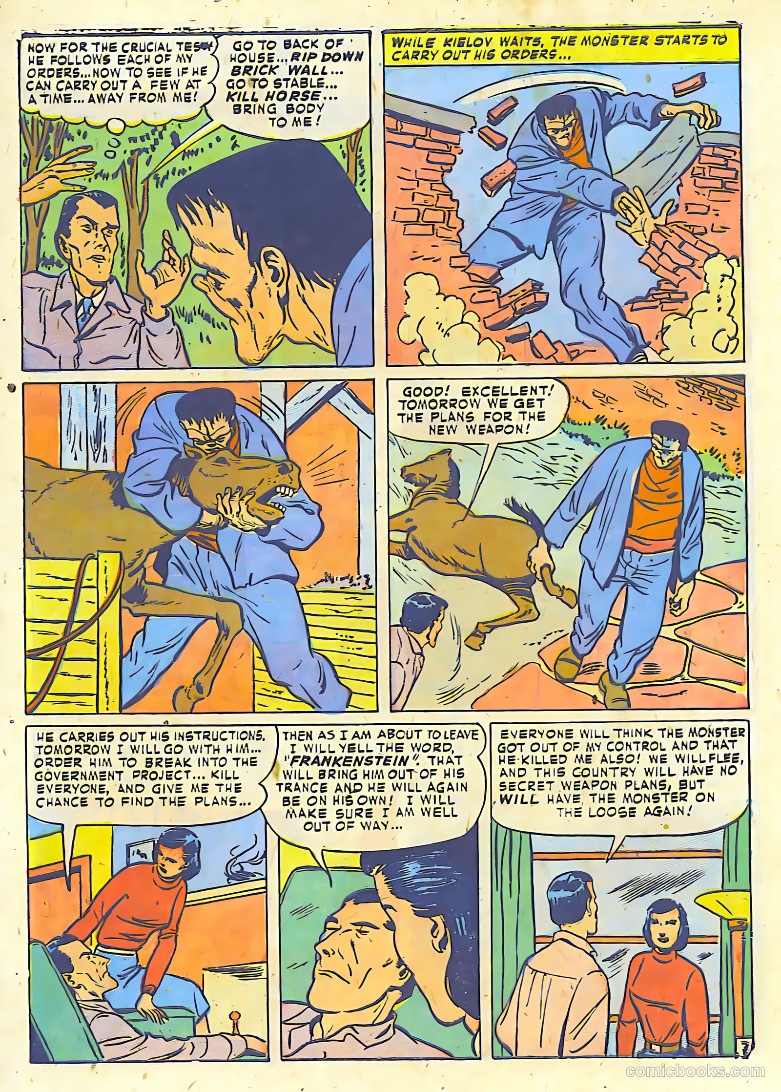 Frankenstein #19 (1980) — page 8 of 26