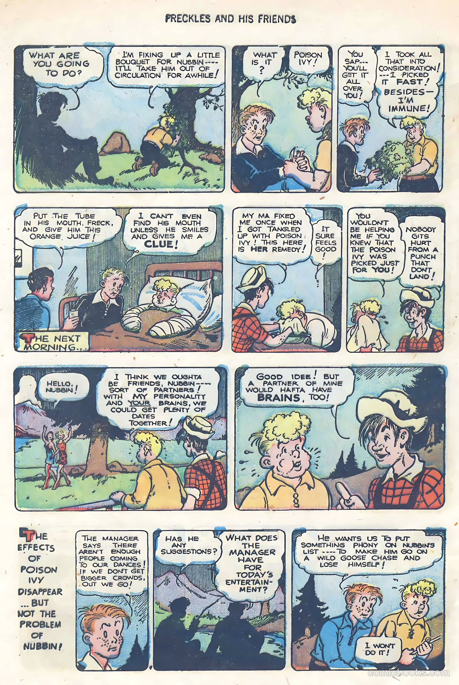 Freckles #5 (1947, Visual Editions, Inc.) — page 8 of 52