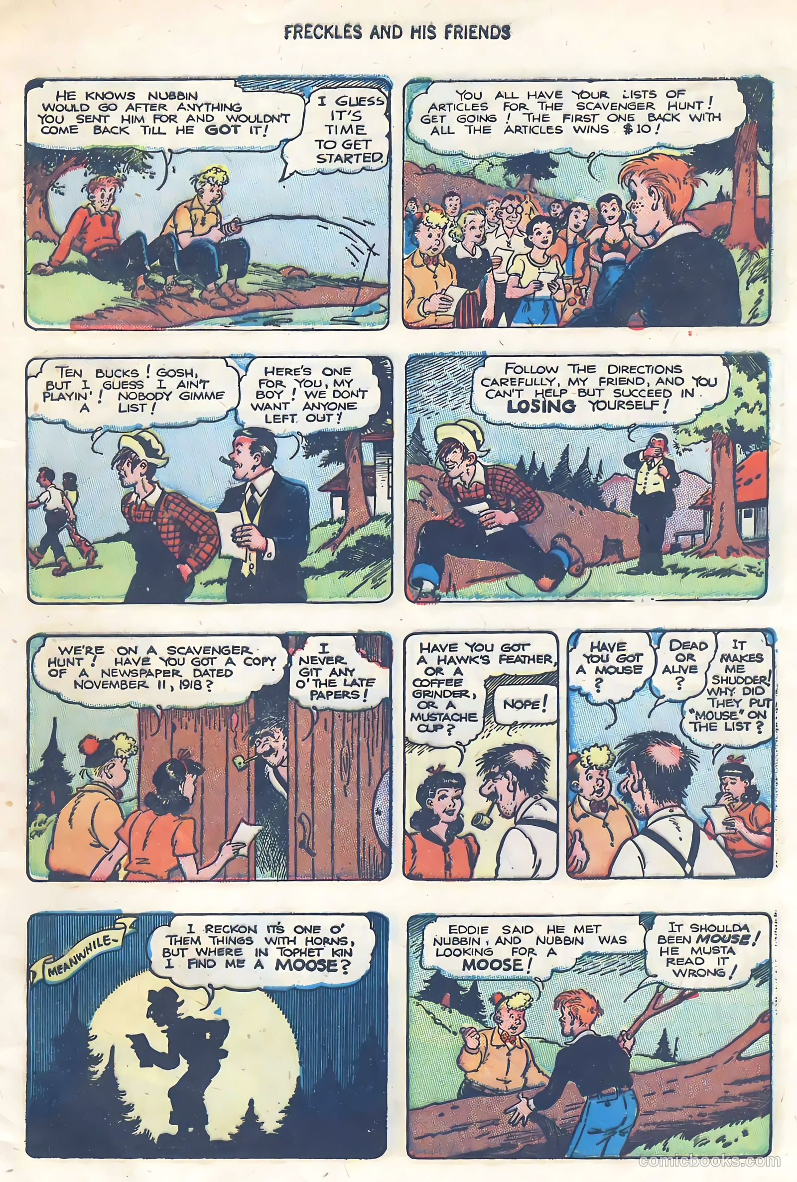 Freckles #5 (1947, Visual Editions, Inc.) — page 9 of 52