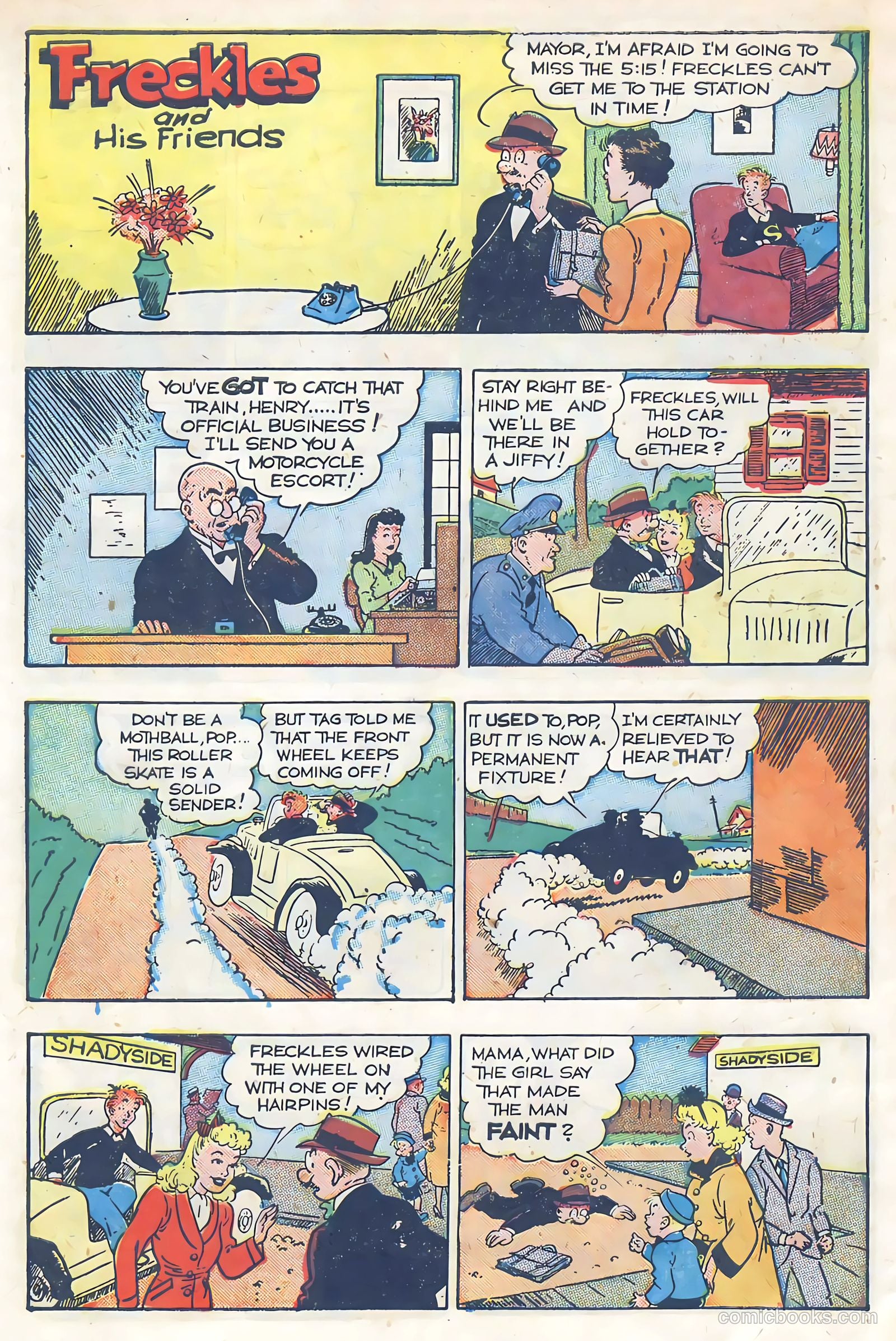 Freckles #5 (1947, Visual Editions, Inc.) — page 12 of 52