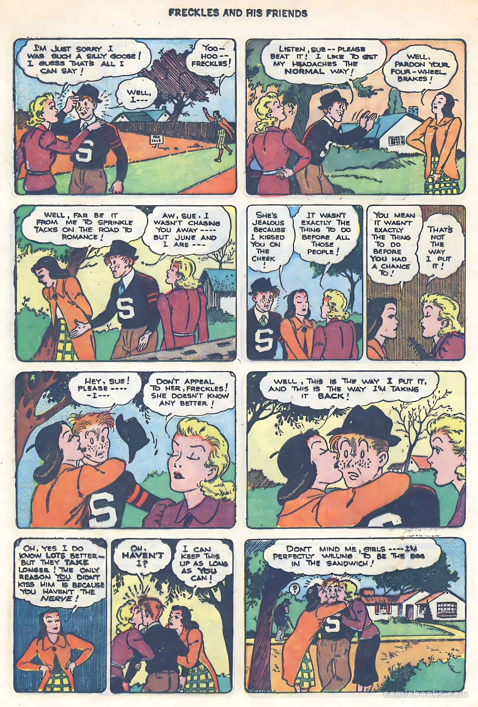 Freckles #5 (1947, Visual Editions, Inc.) — page 30 of 52