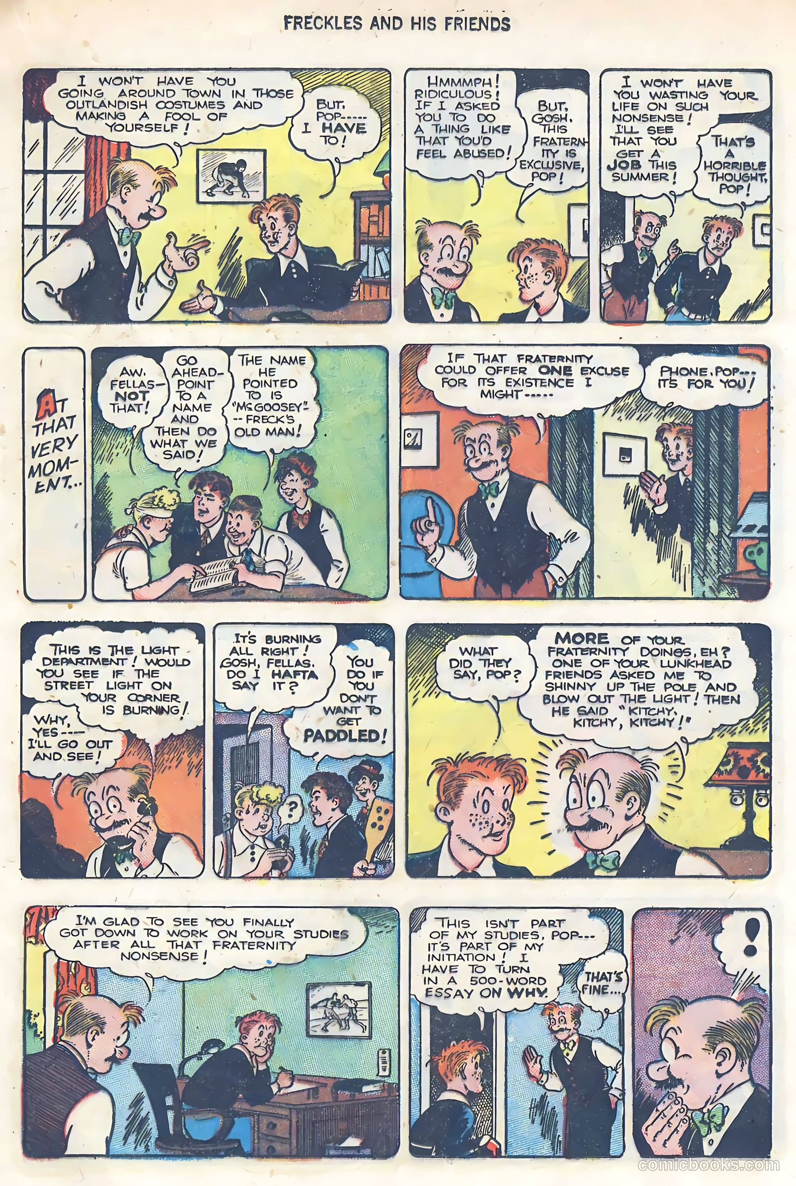 Freckles #5 (1947, Visual Editions, Inc.) — page 33 of 52