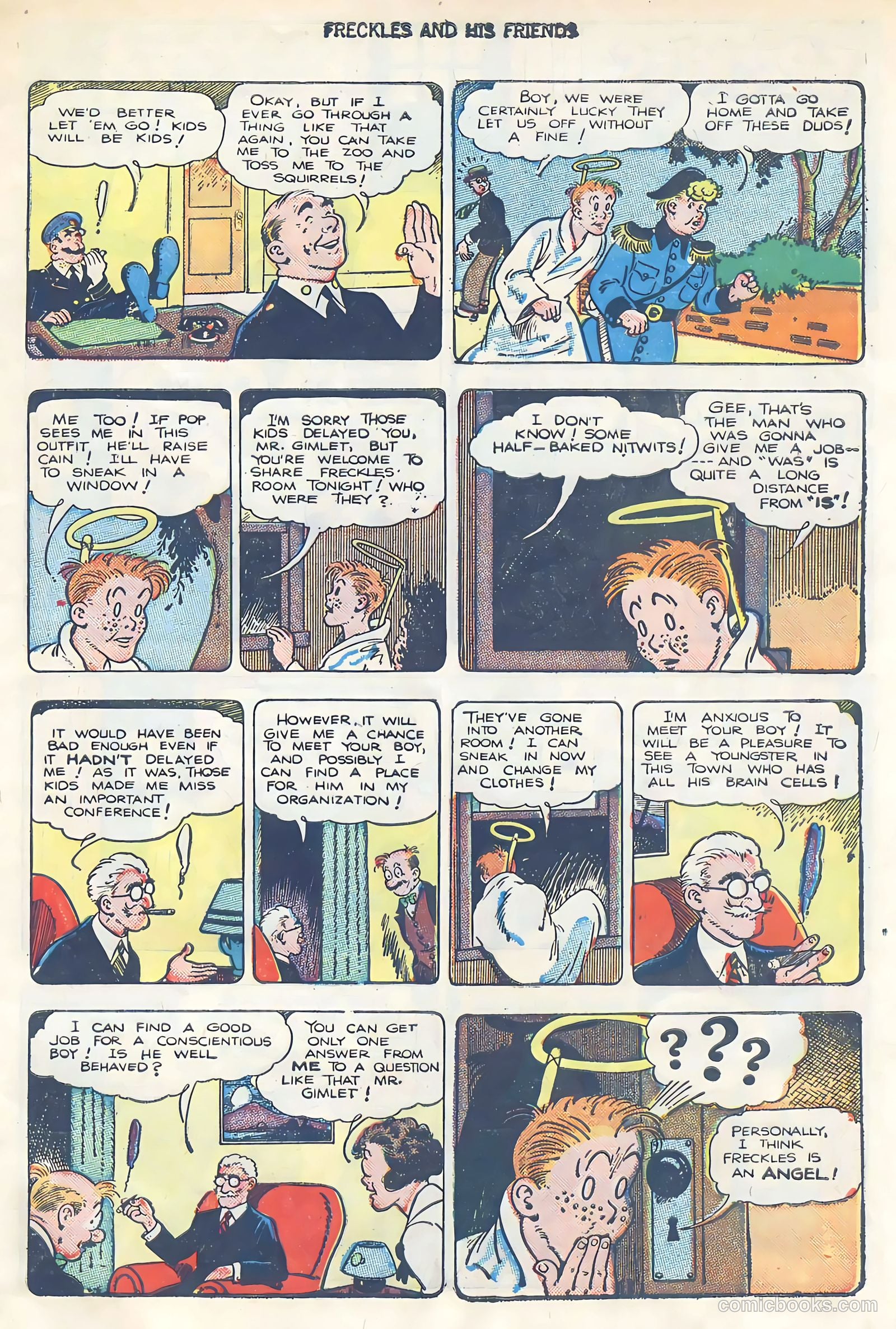 Freckles #5 (1947, Visual Editions, Inc.) — page 39 of 52