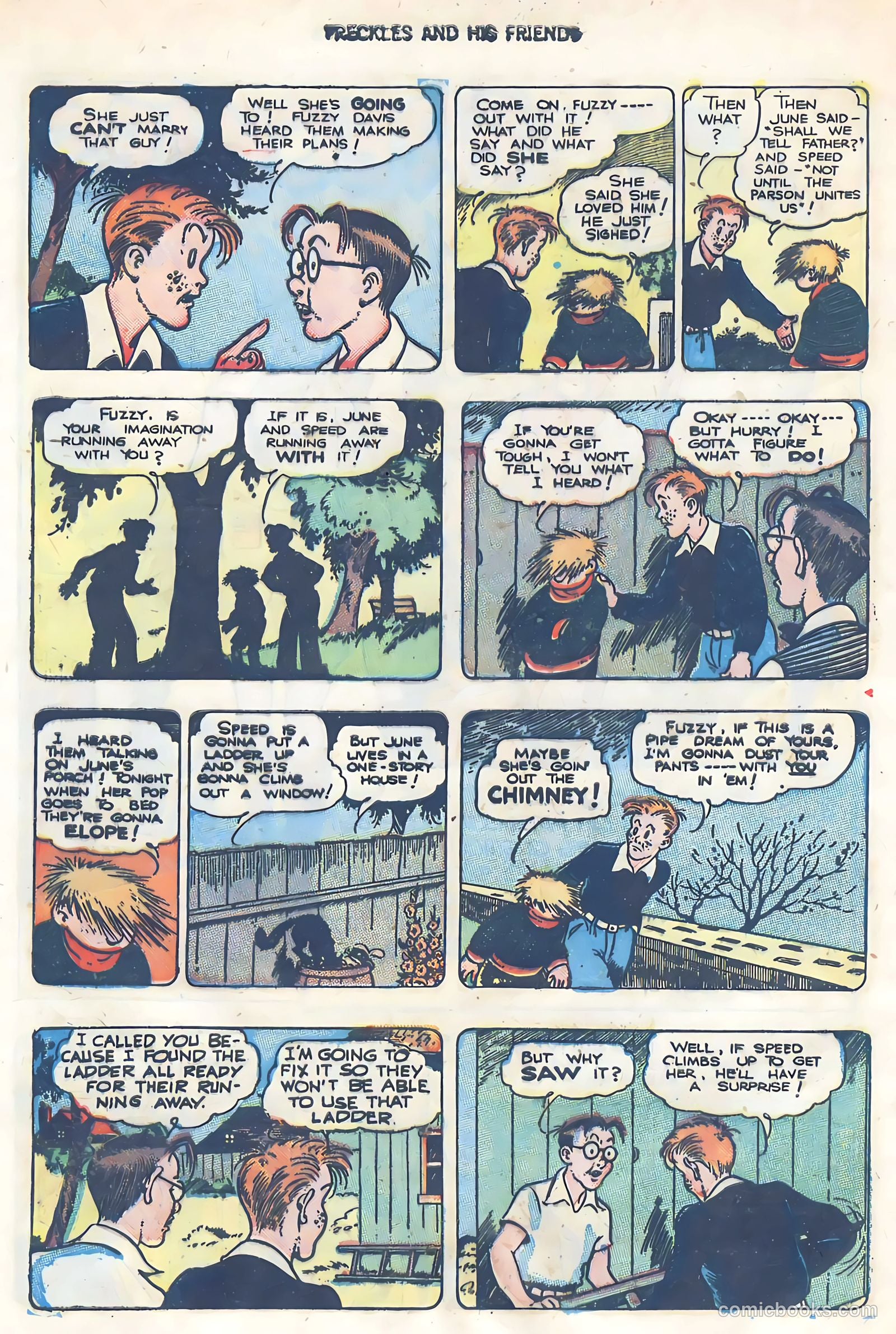 Freckles #5 (1947, Visual Editions, Inc.) — page 42 of 52