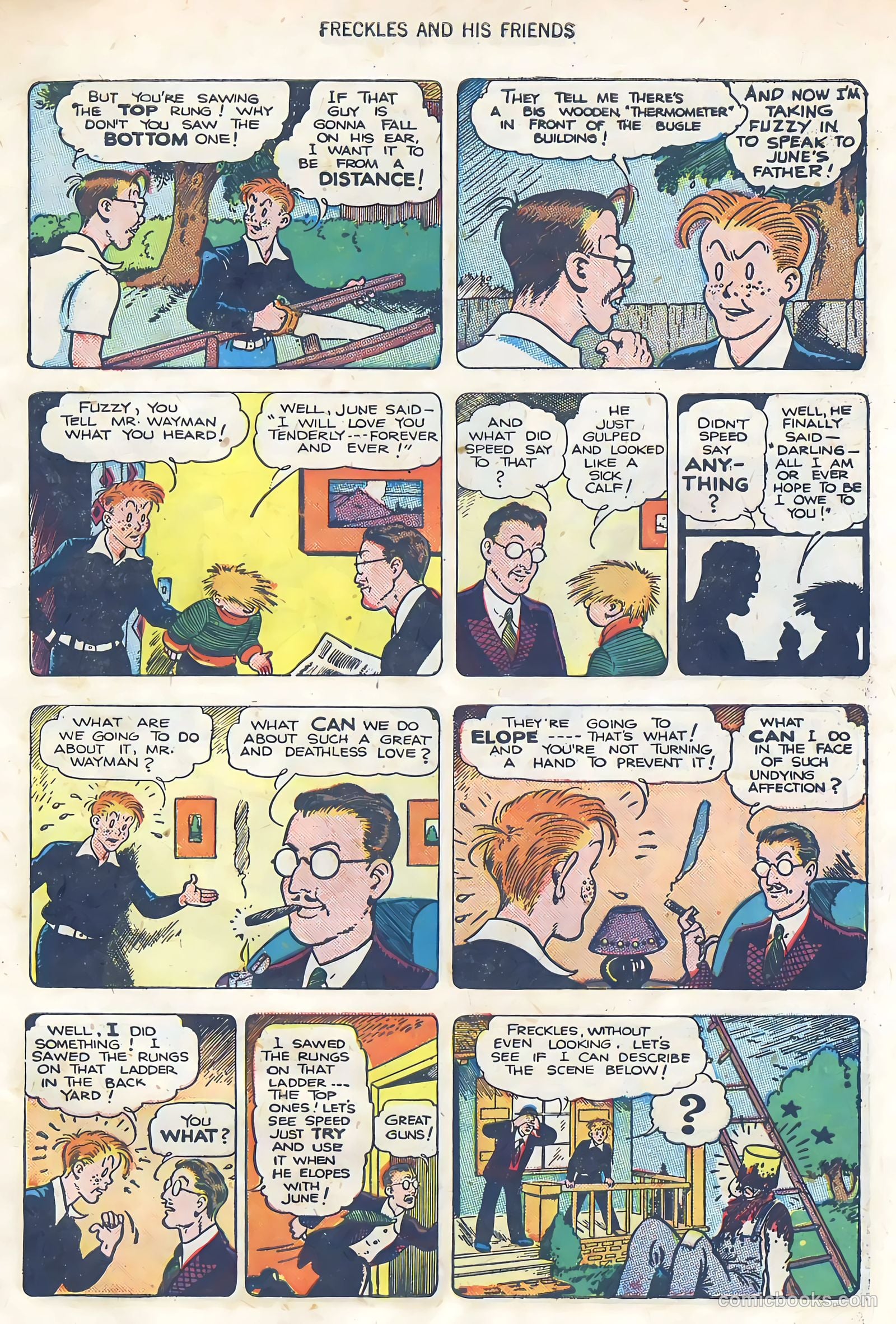 Freckles #5 (1947, Visual Editions, Inc.) — page 43 of 52